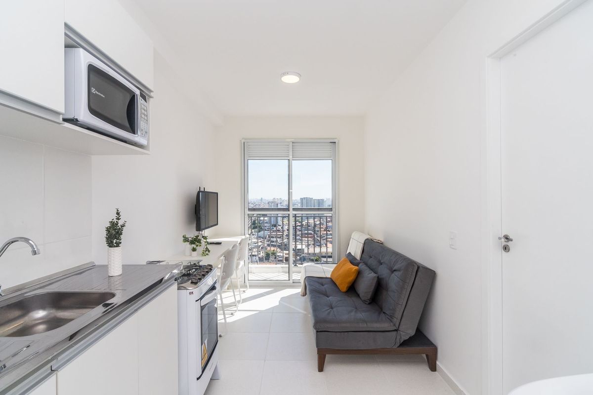 Apartamento para alugar em Vila Tolstoi, São Paulo, SP, Mobiliado, 1