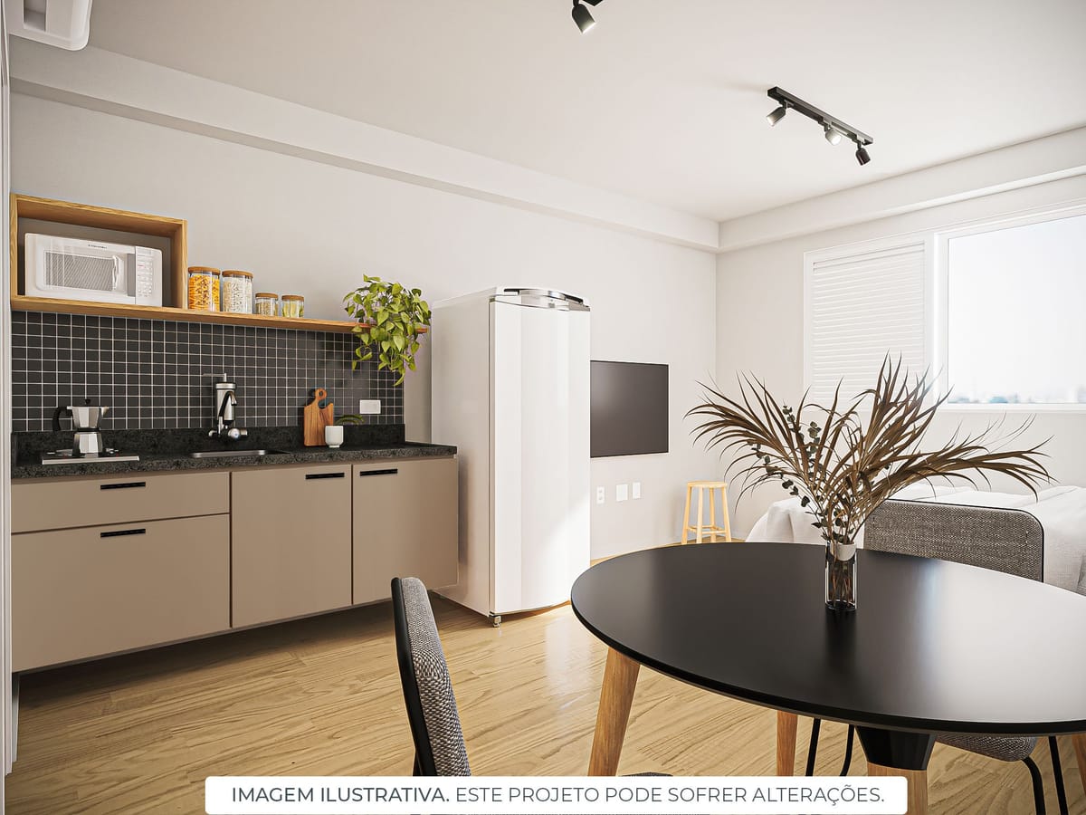 Apartamento, 1 quarto, 28 m² - Foto 1