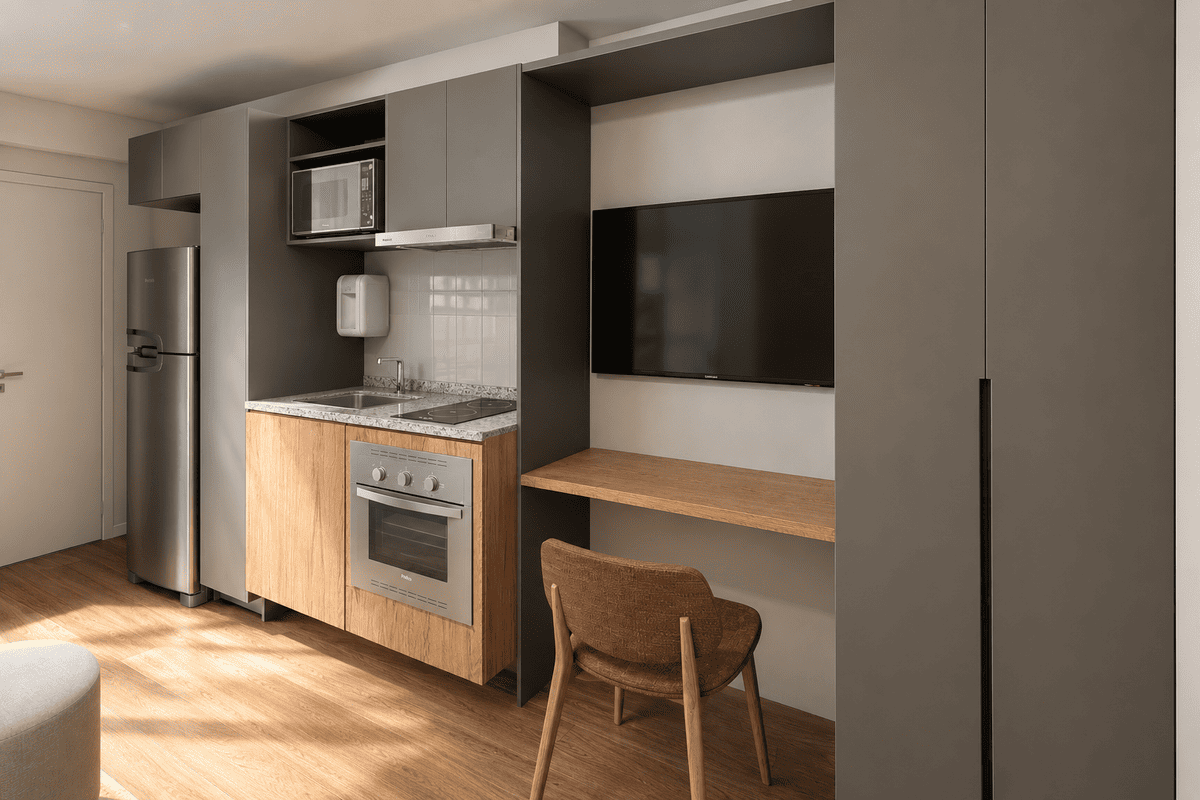 Apartamento, 1 quarto, 26 m² - Foto 3