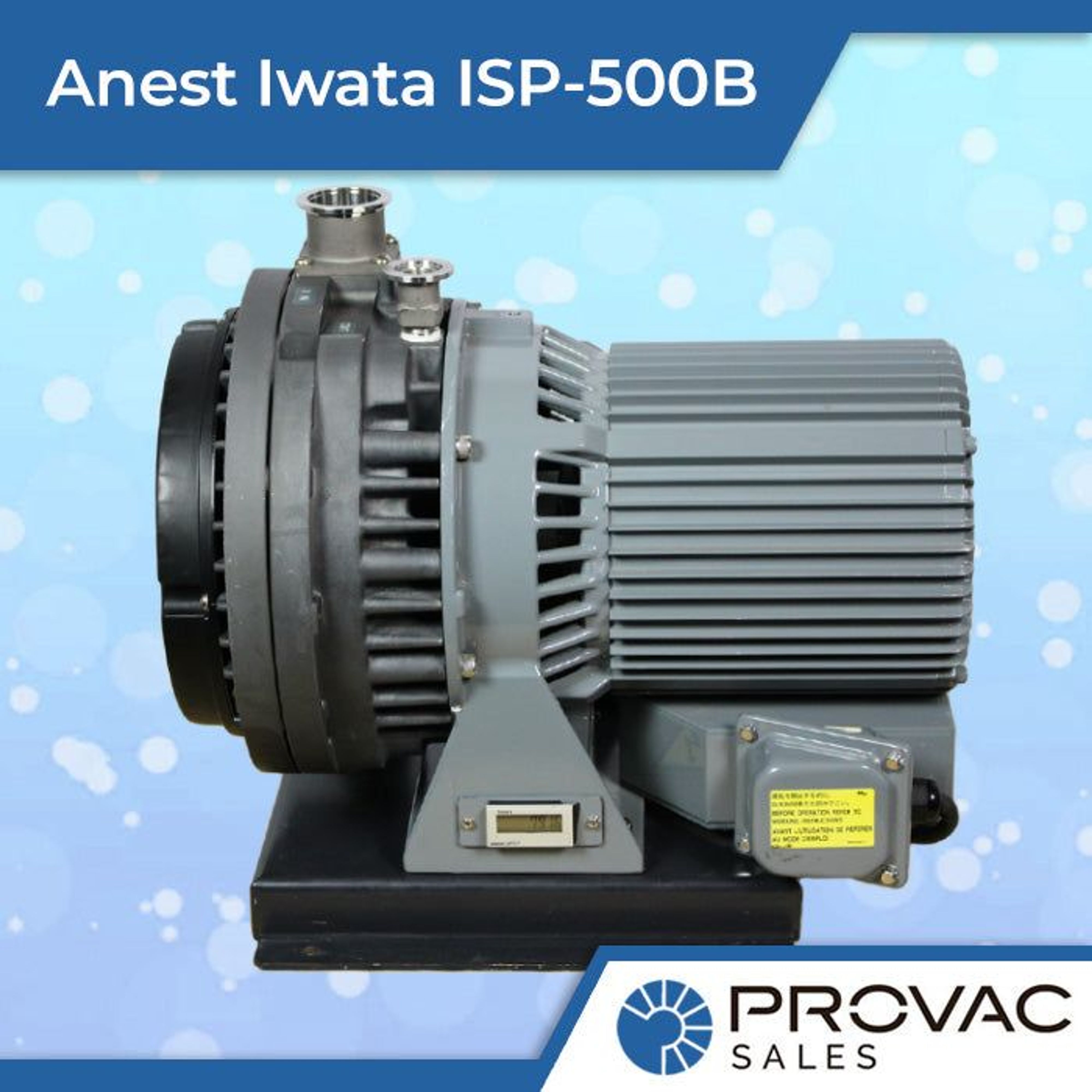Anest Iwata ISP-500B Scroll Pump: In Stock, Ready To Ship Background