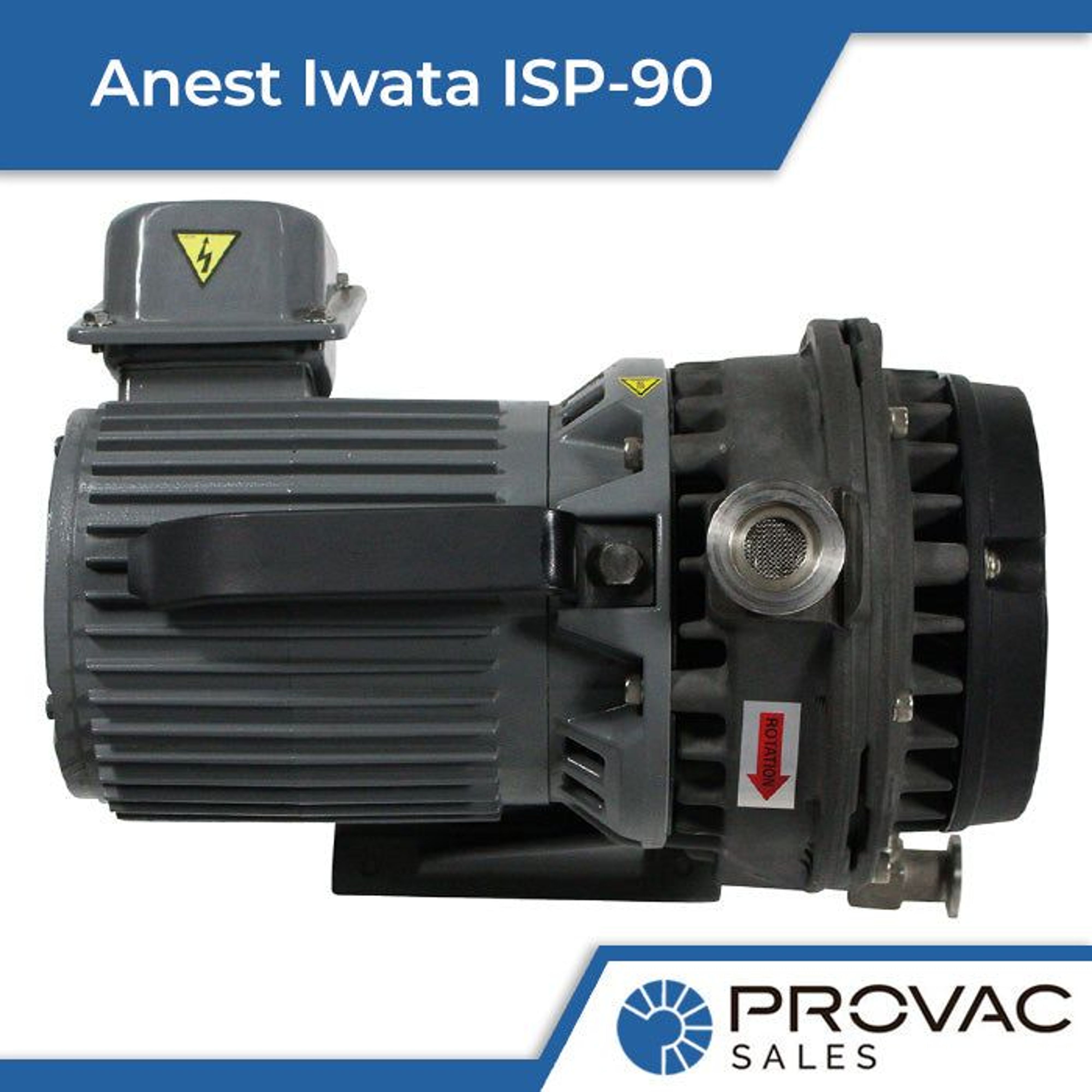 Anest Iwata ISP-90 Scroll Pump: Ready To Ship, In Stock Background