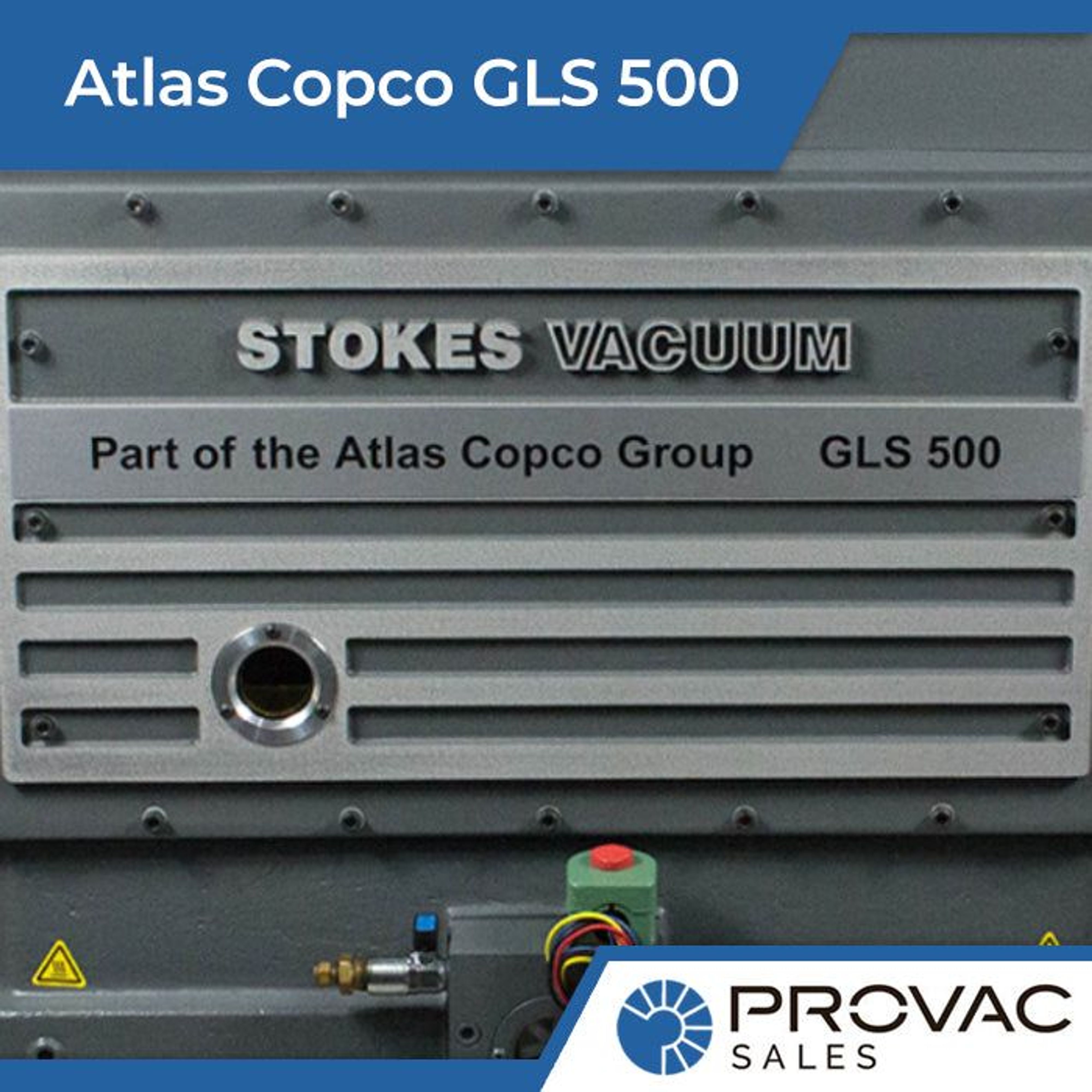 On Sale Now: New Atlas Copco GLS 500 Piston Pump Background