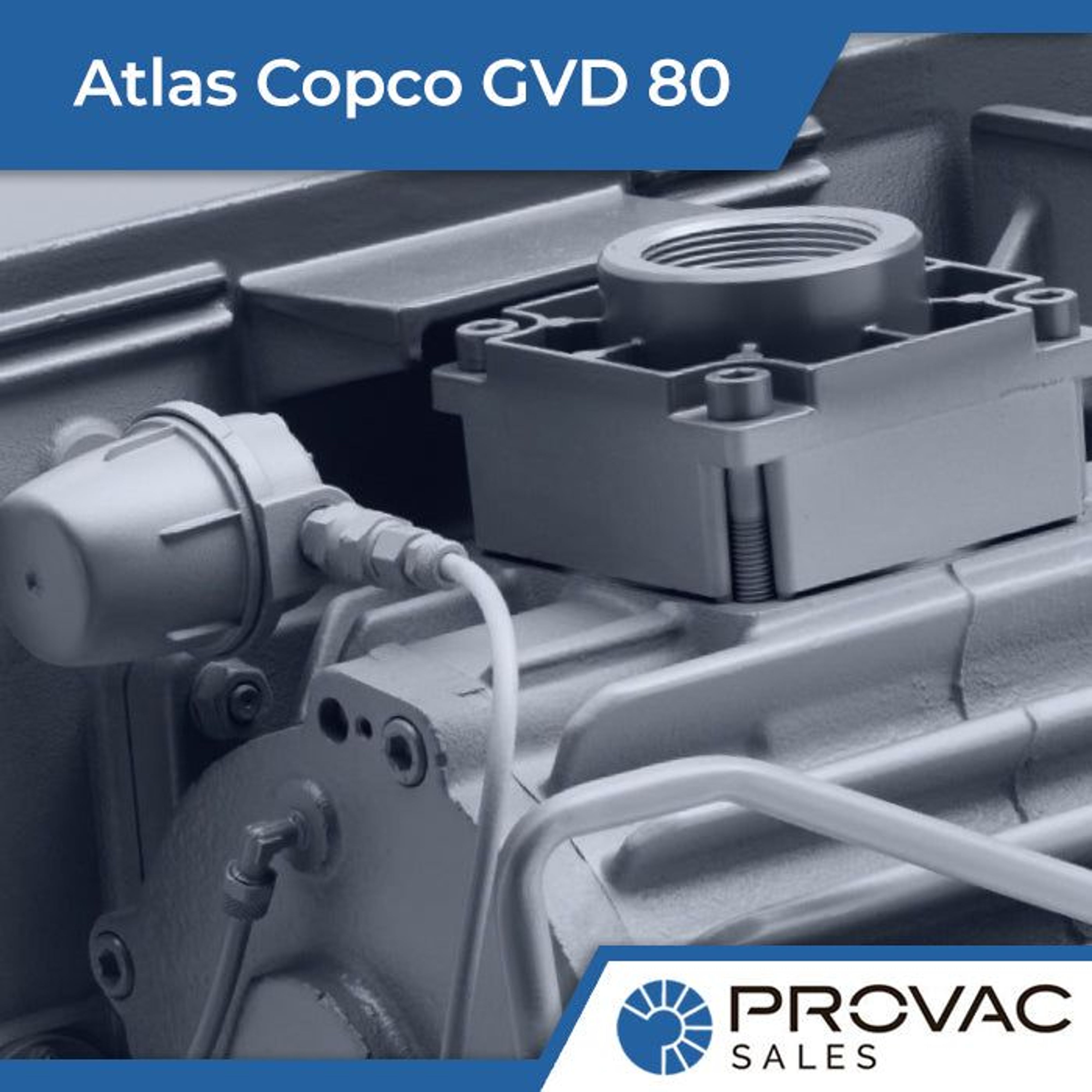 On Sale Now: Atlas Copco GVD 80 Rotary Vane Pump Background