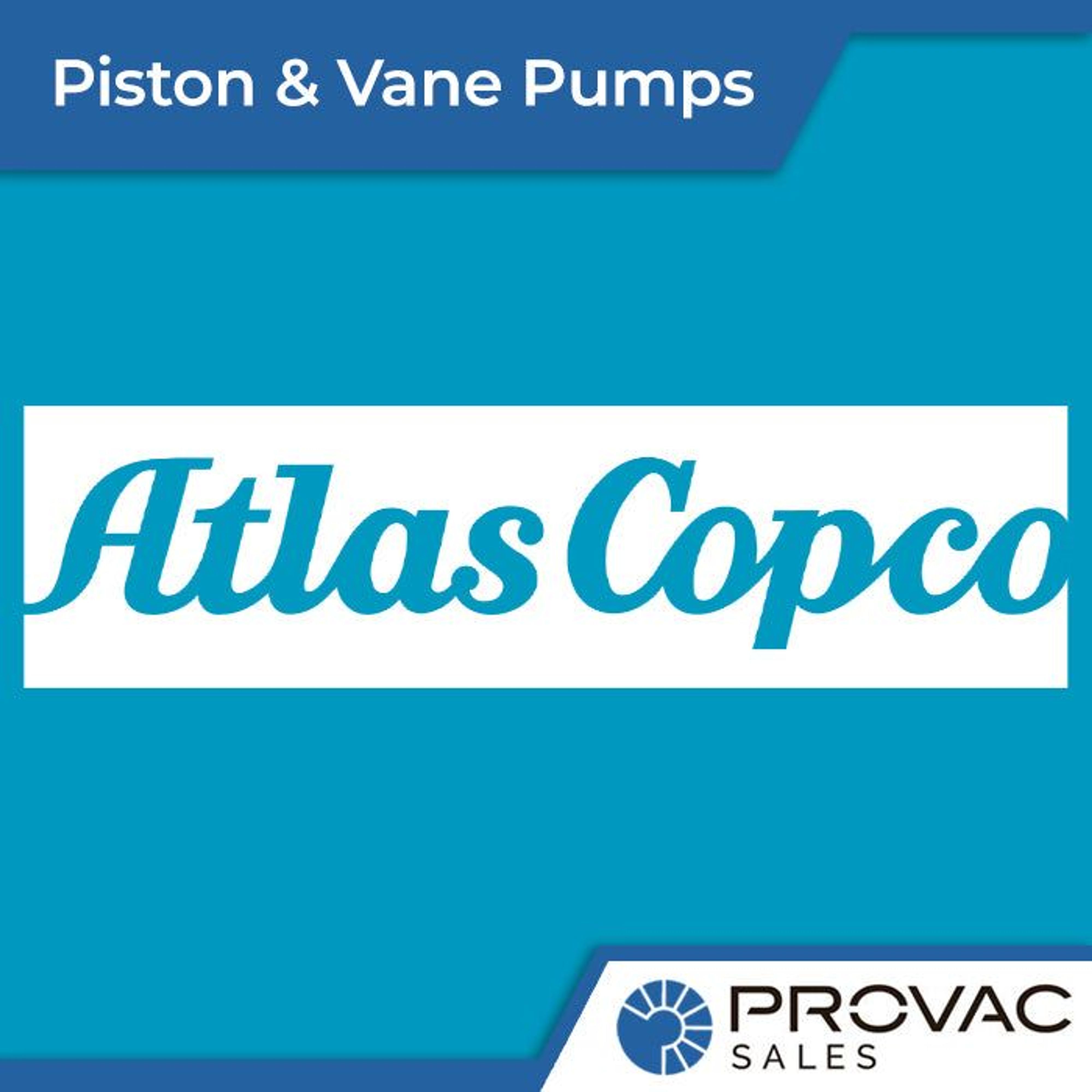 Atlas Copco Piston Pumps & Rotary Vane Pumps: In Stock Background