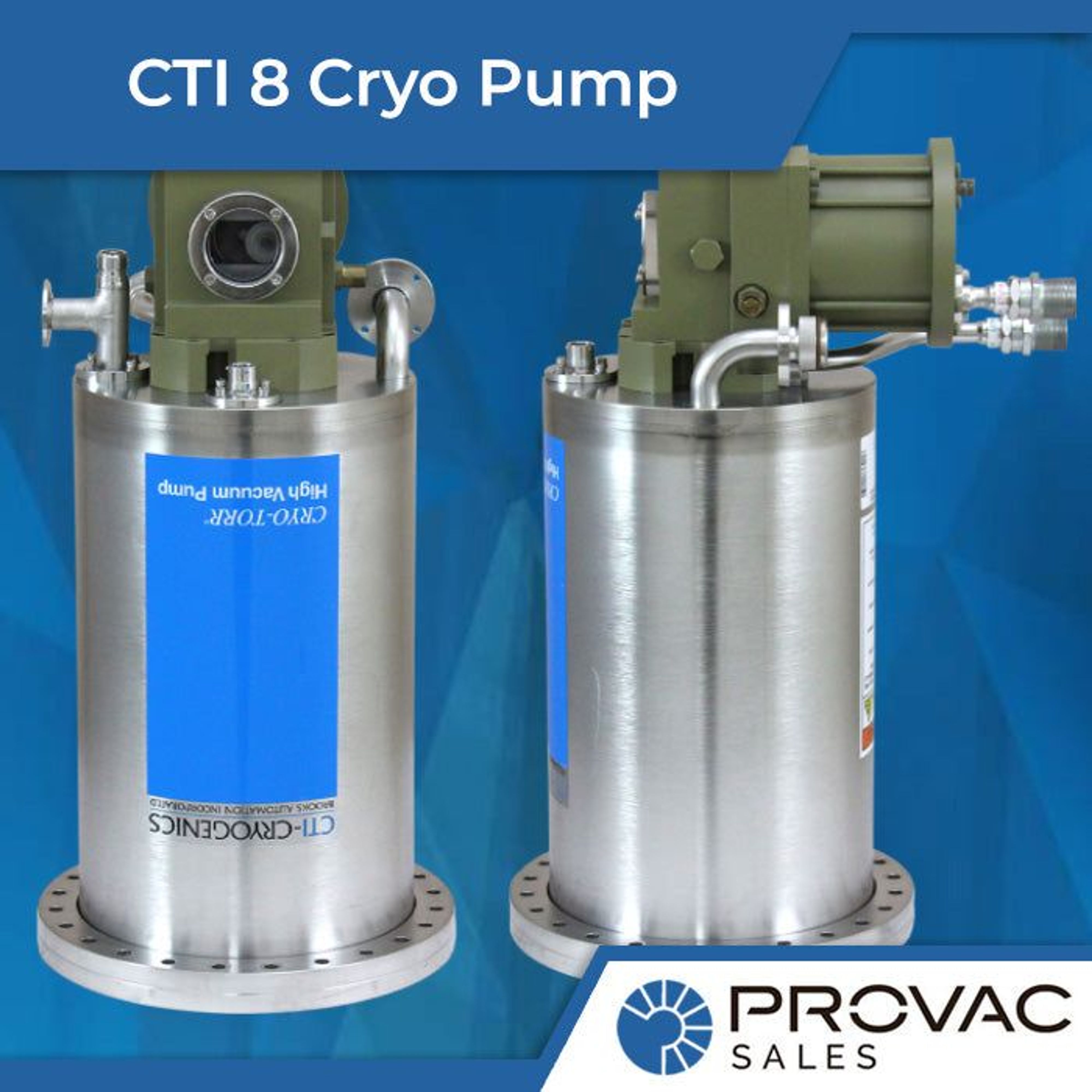 CTI 8 Cryo Vacuum Pump Background
