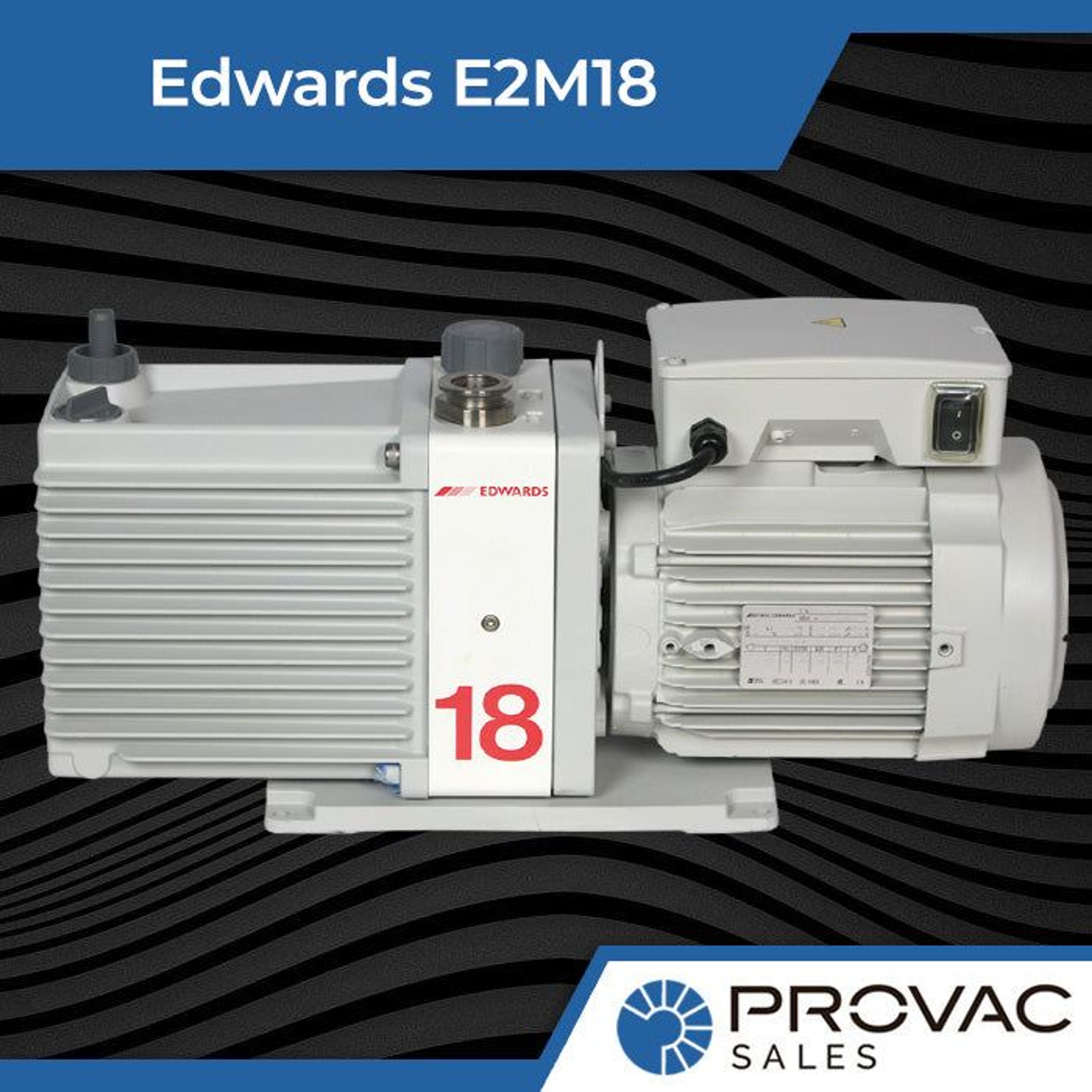 Edwards E2M18 Rotary Vane Pump Background