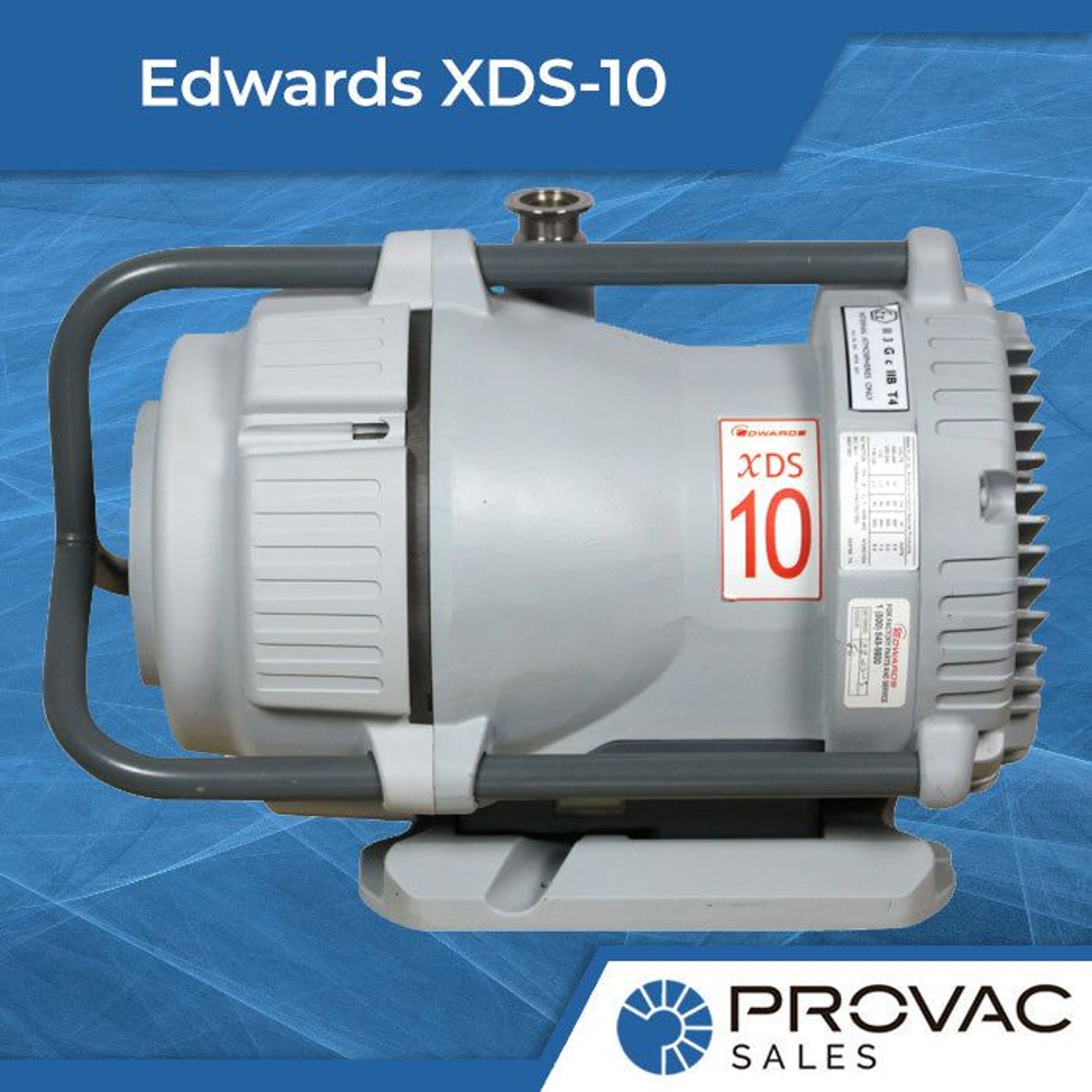 Edwards XDS 10 Dry Scroll Pump: In Stock Background