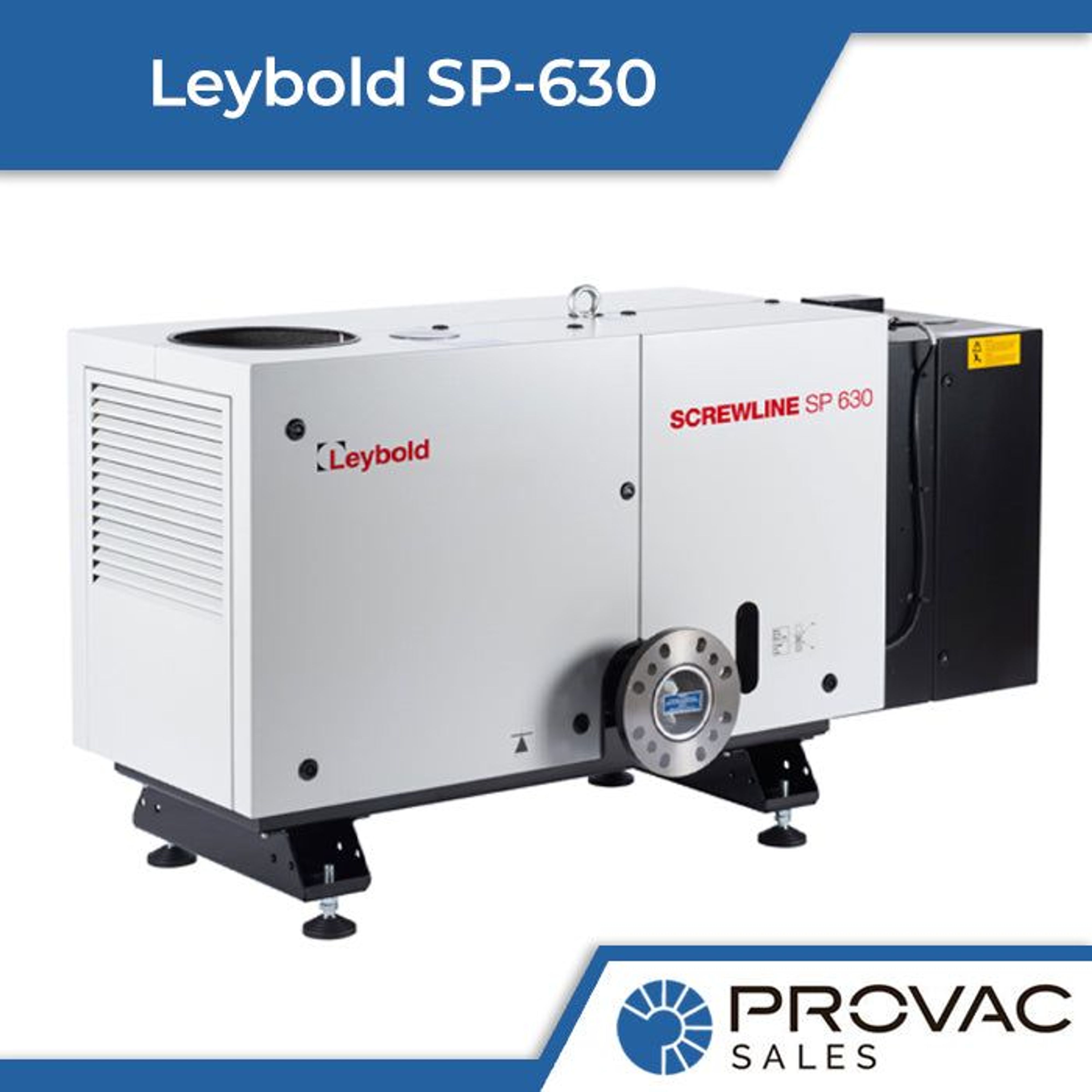 Leybold SP-630F Dry Compression Screw Pump: On Sale Background