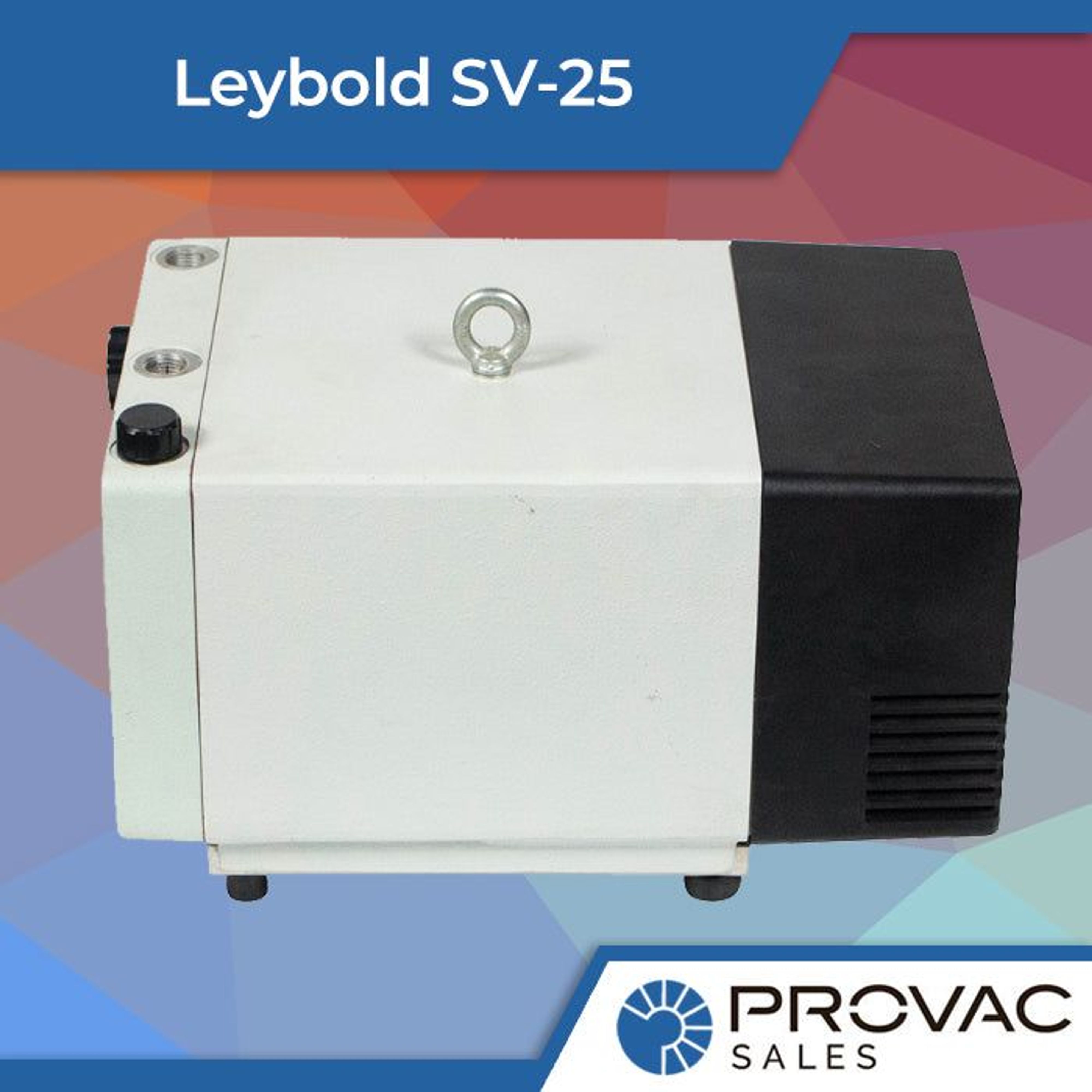 Leybold SV-25 Vane Pump, In Stock Ready To Ship! Background