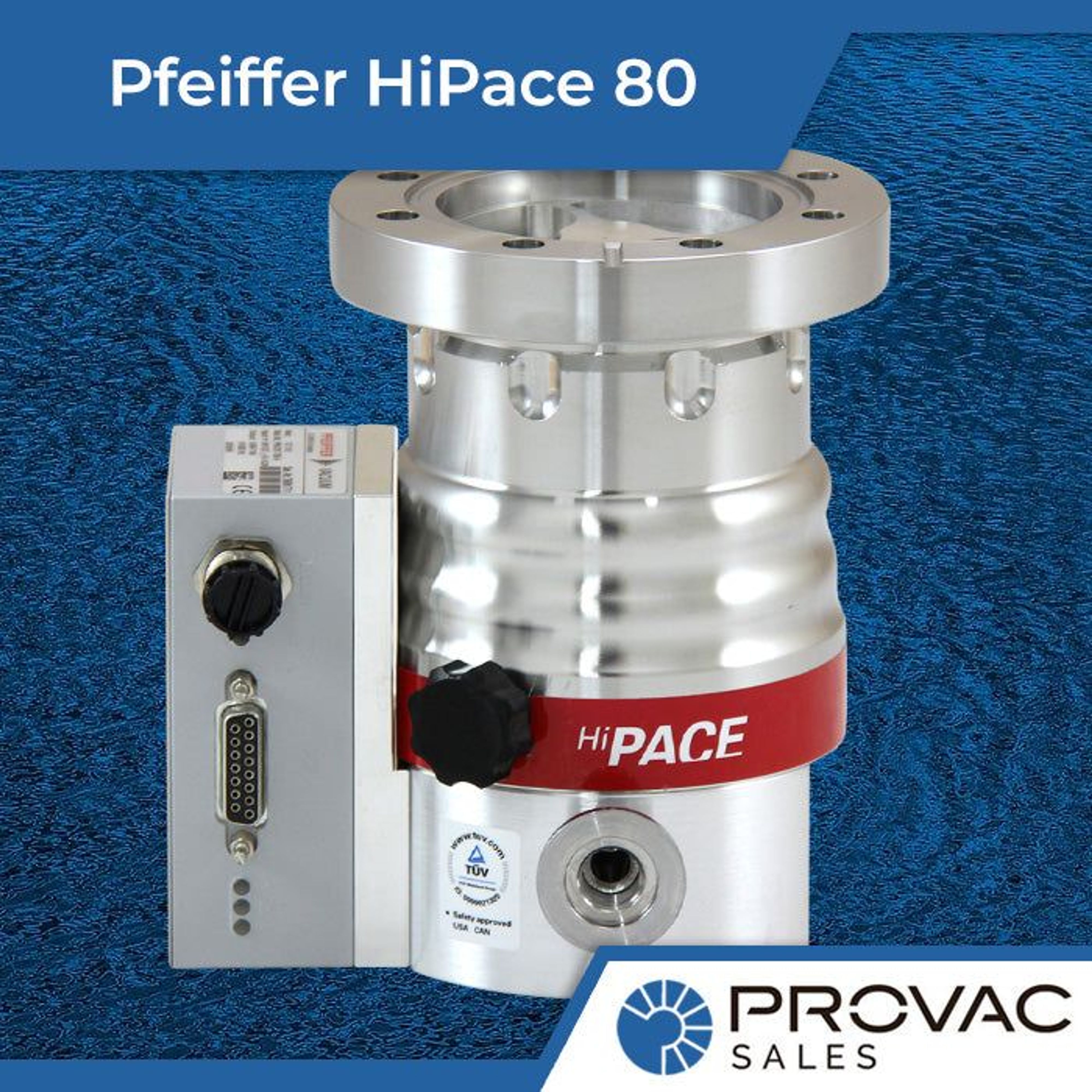 Pfeiffer HiPace 80 Turbo Pumps, In Stock Ready To Ship Background