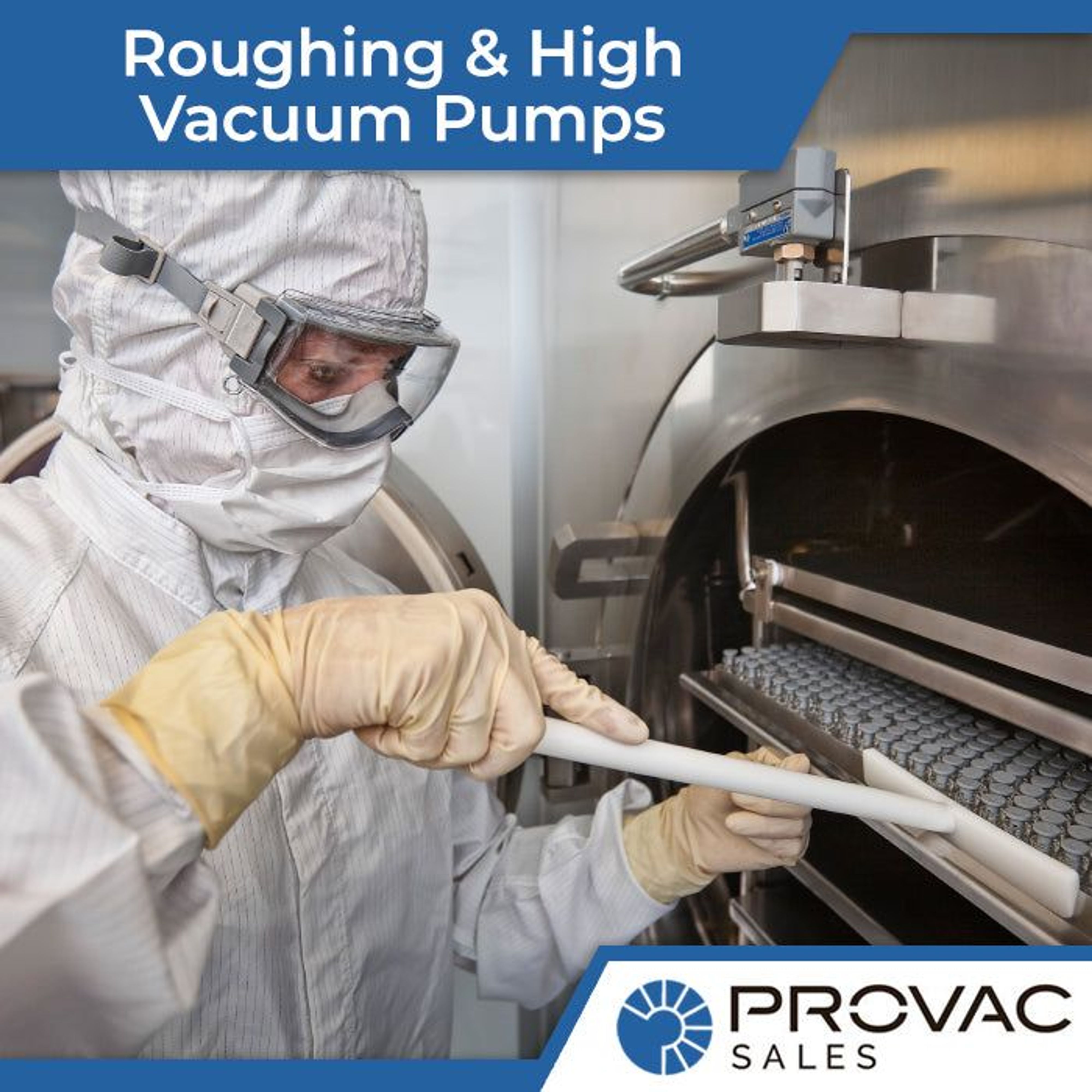 Roughing & High Vacuum Pumps for Your Laboratory & R&D Applications Background