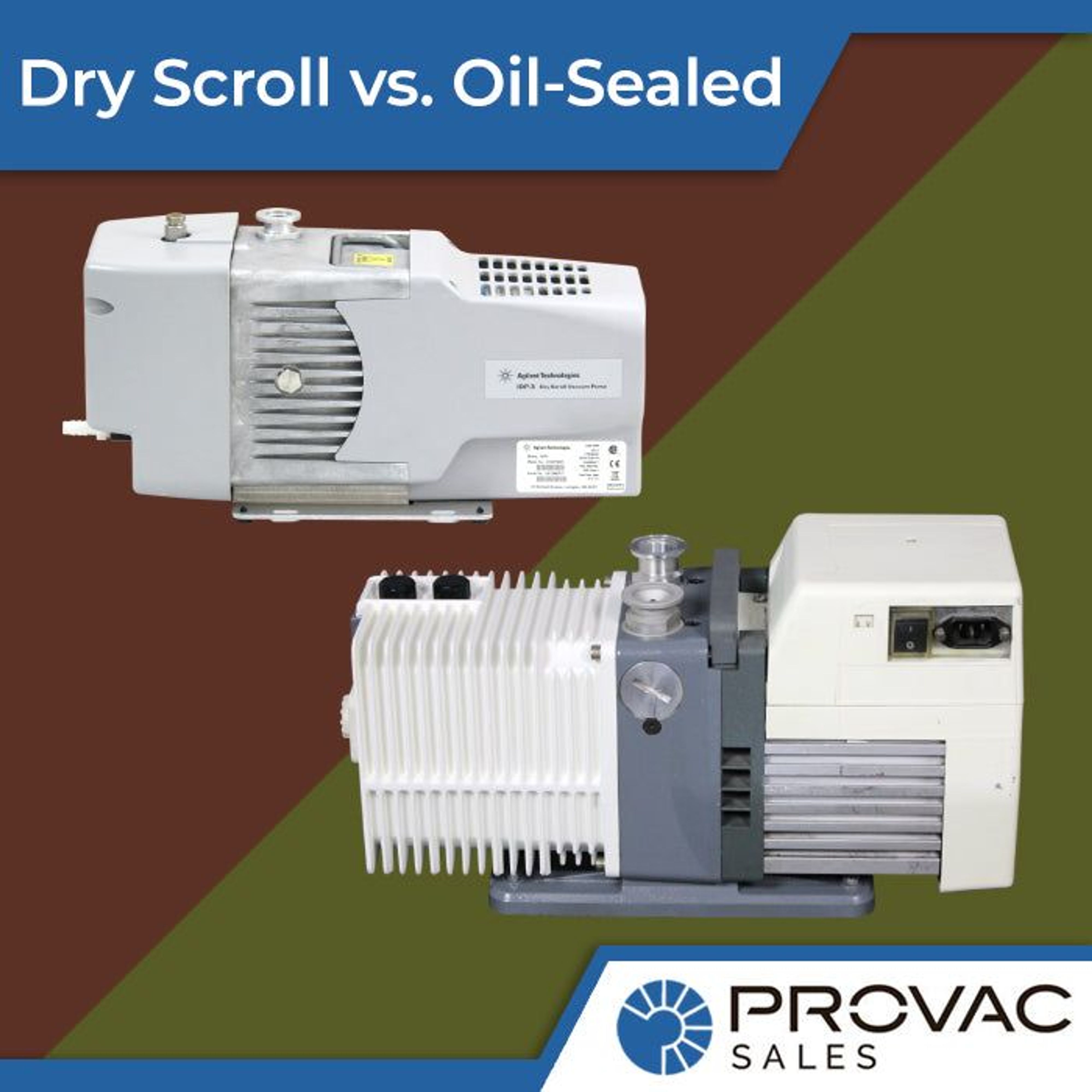 Dry Scroll Pump Vs. Oil Sealed Rotary Pump Design Background