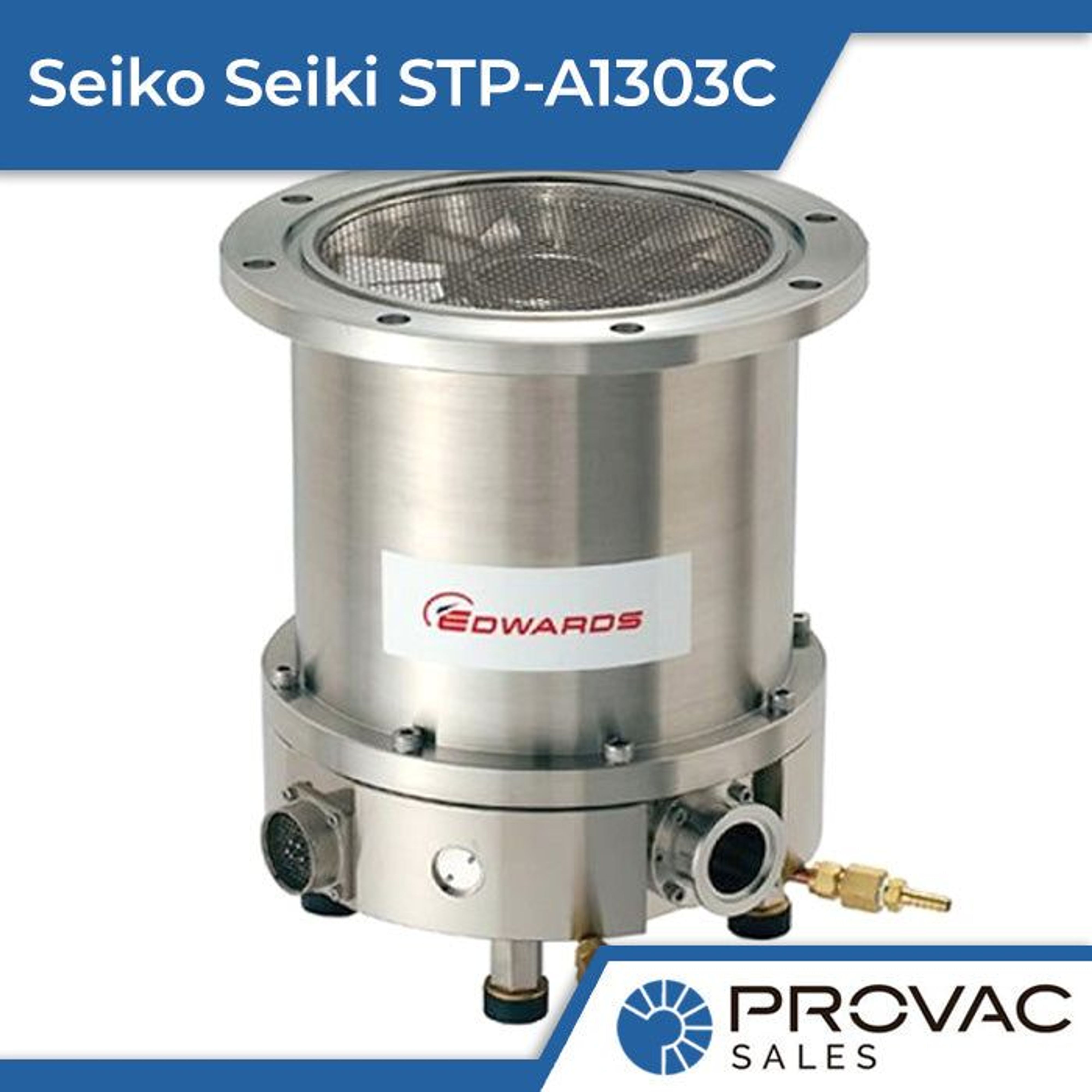 Seiko Seiki STP-A1303C Turbomolecular Pump Background