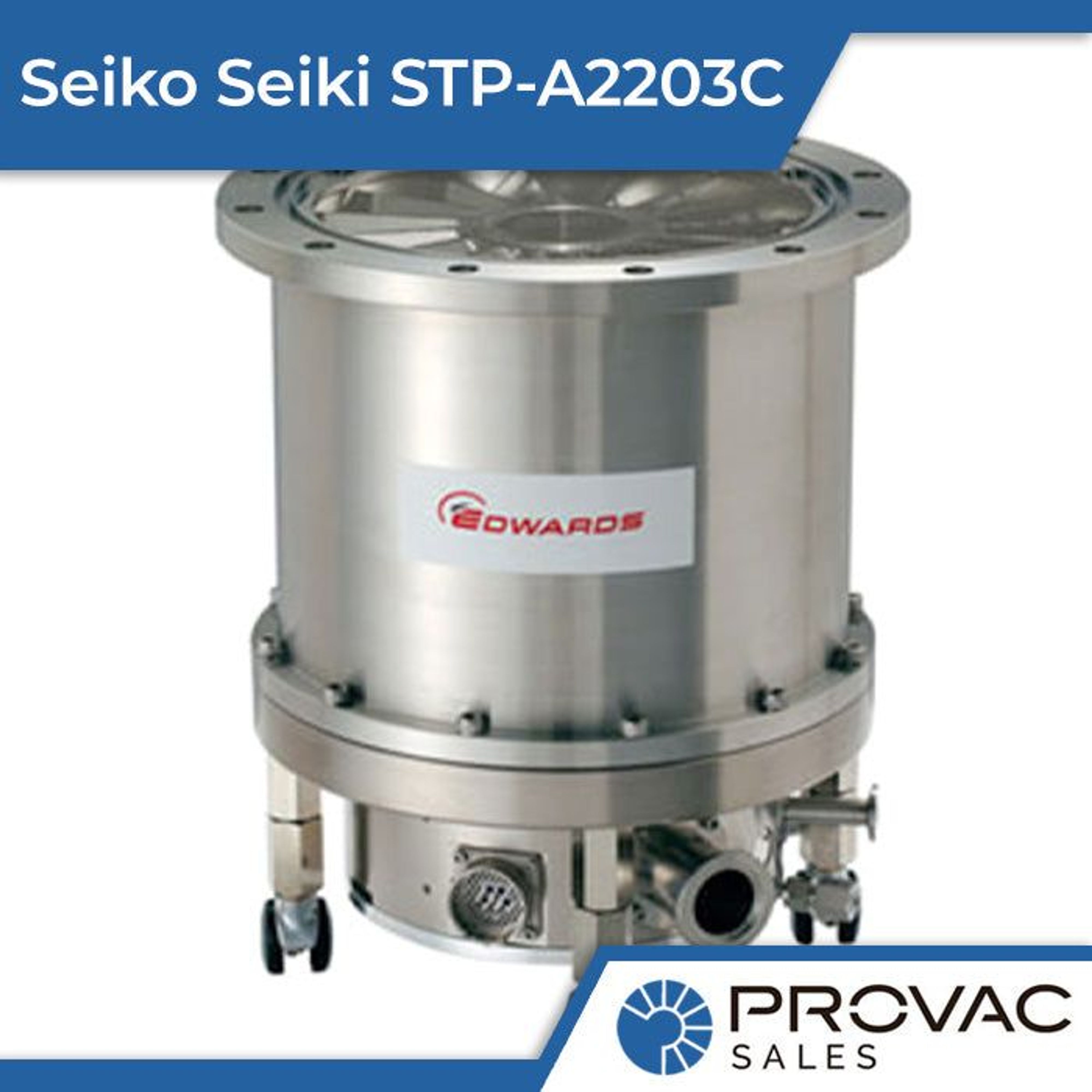 Seiko Seiki STP-A2203C Turbomolecular Pump Background