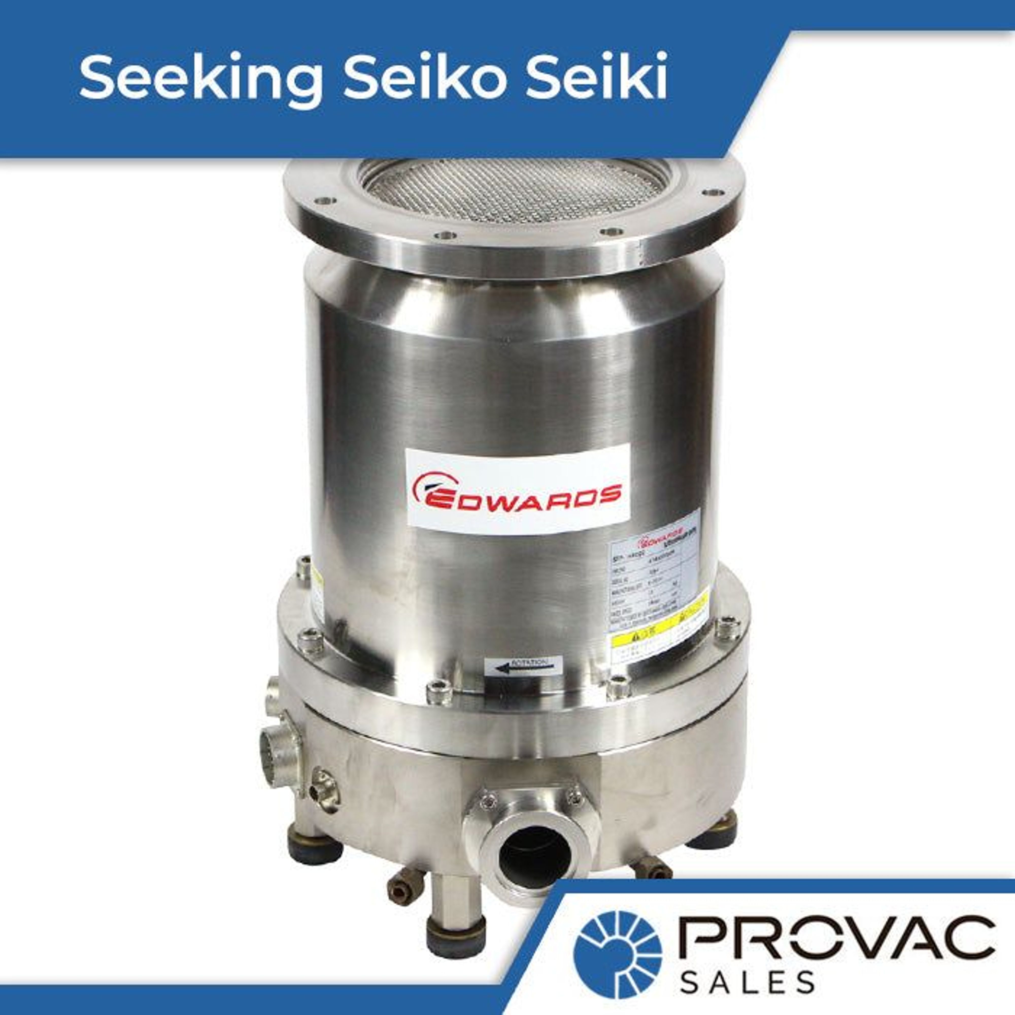 Provac Seeking Seiko Seiki STP-H600C, STP-H1000C Background