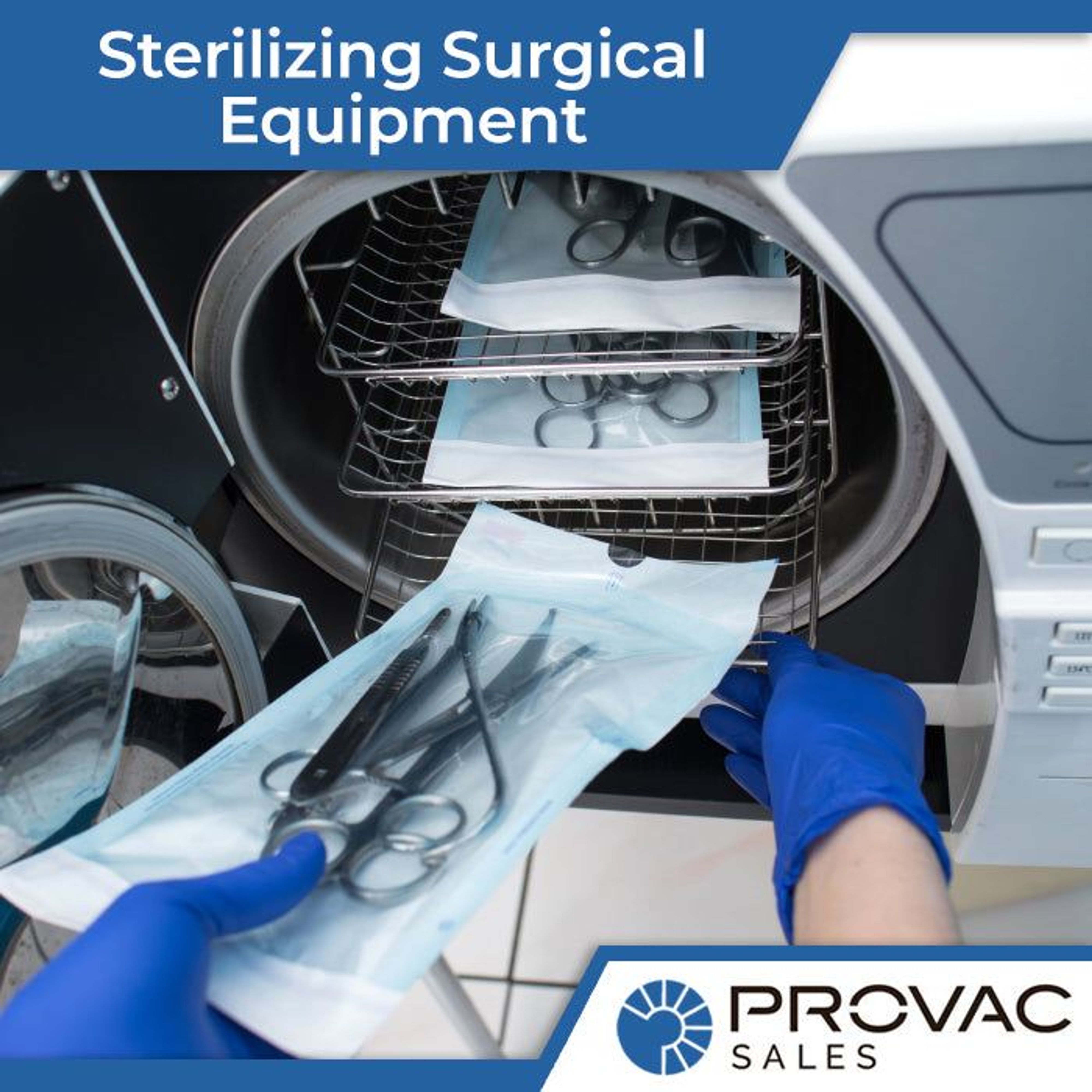 Sterilizing Surgical Equipment with Vacuum Pumps Background