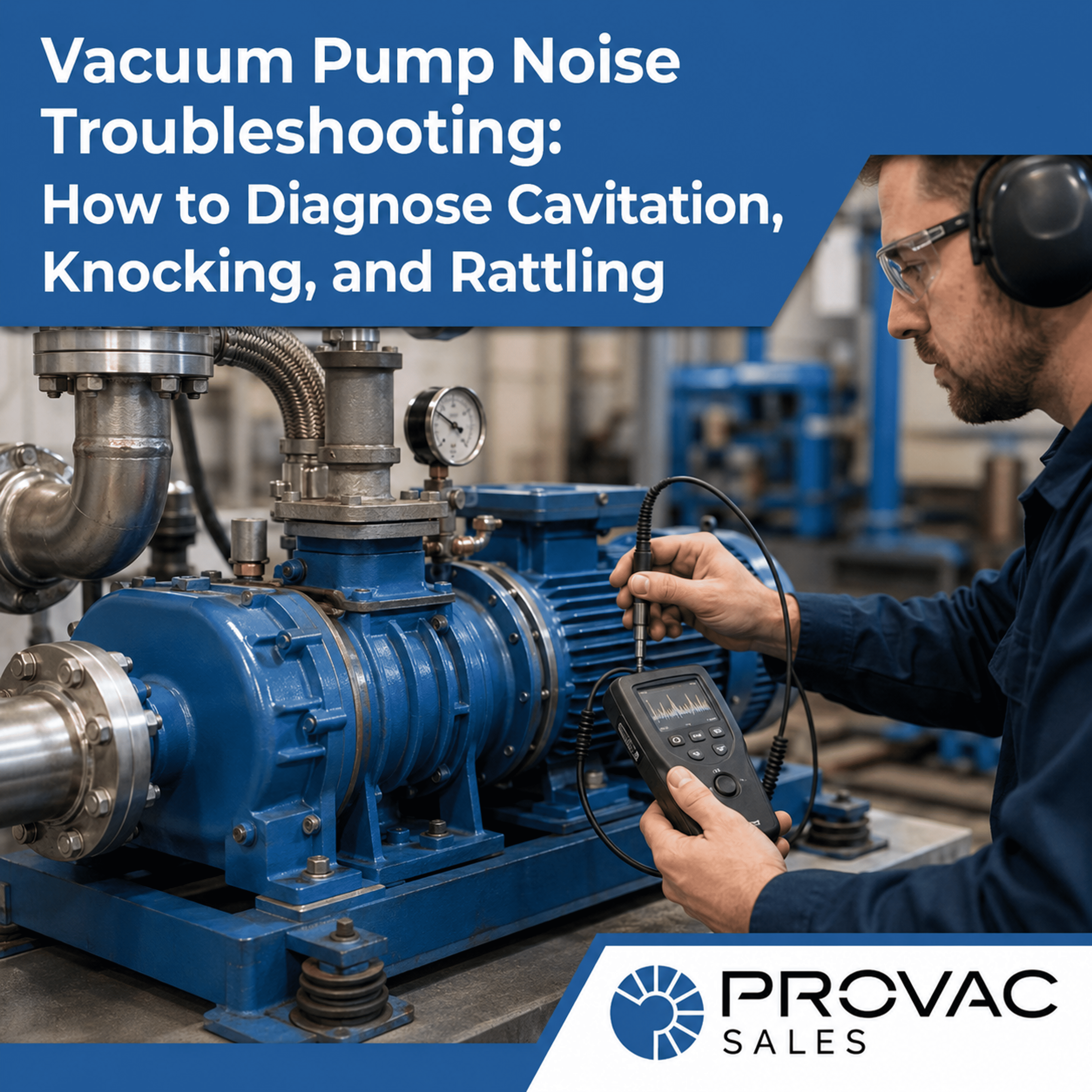 Vacuum Pump Noise Troubleshooting: How to Diagnose Cavitation, Knocking, and Rattling Background