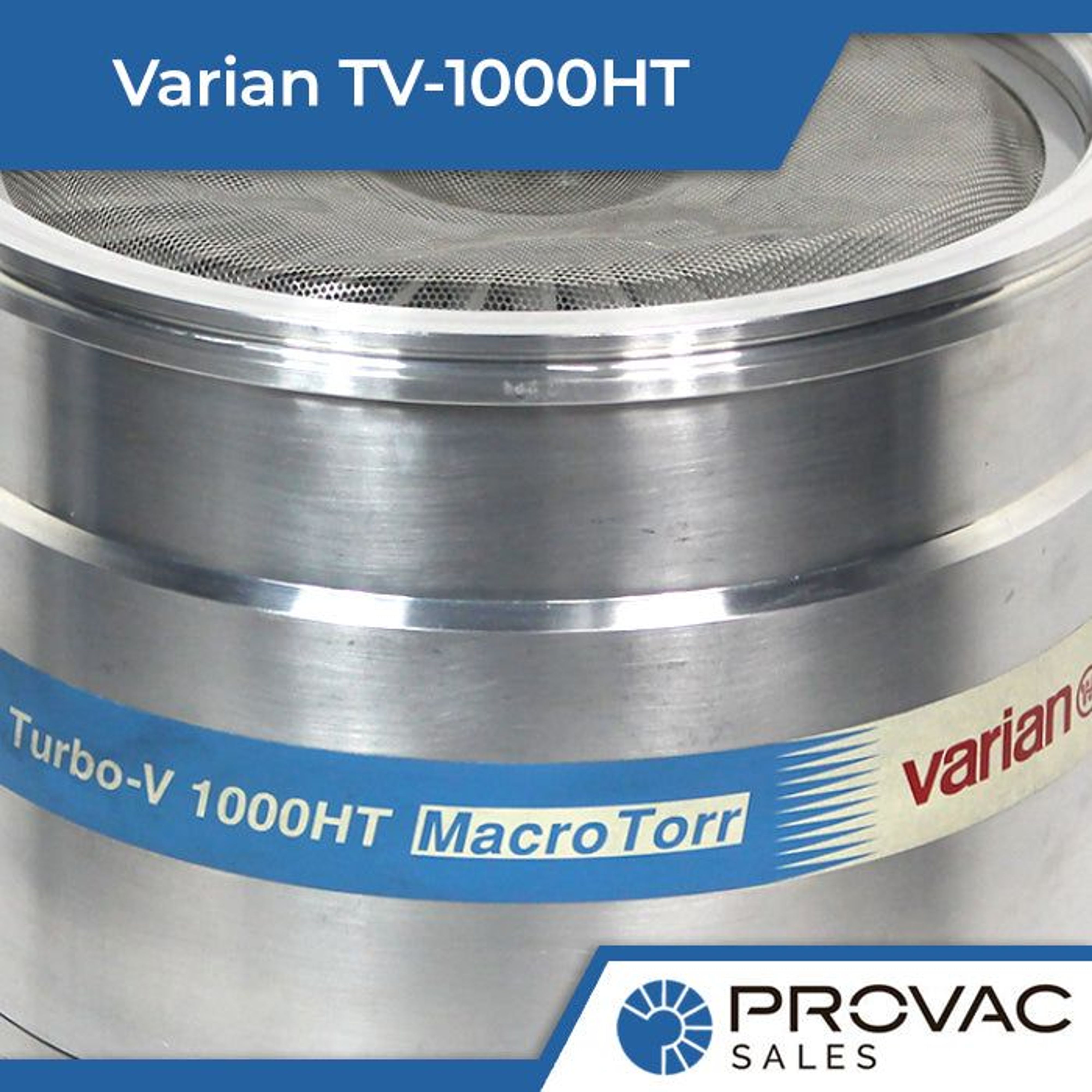 Product Spotlight: Varian TV-1000HT Turbo Pump Background