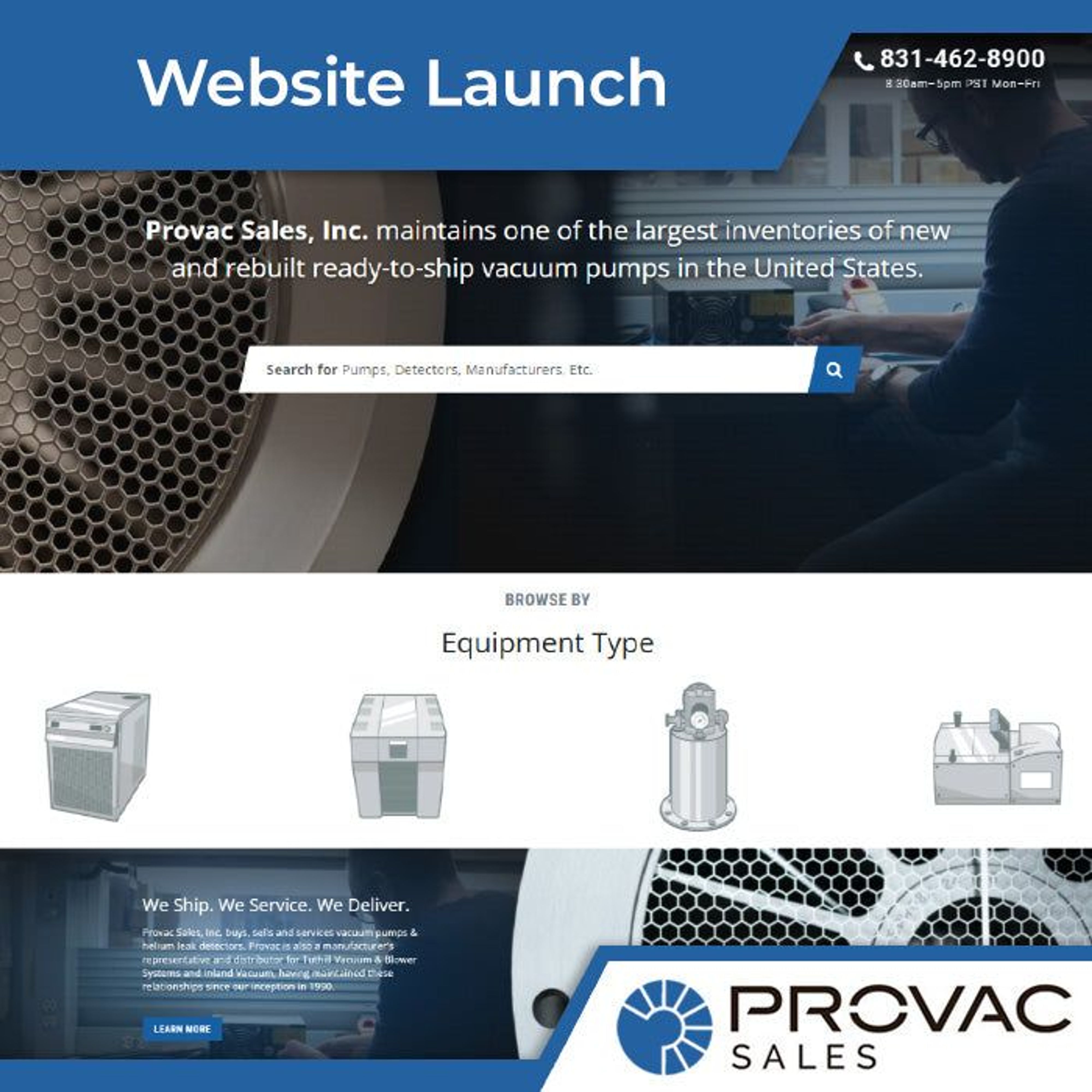 Provac Sales, Inc. Announces Website Launch Background