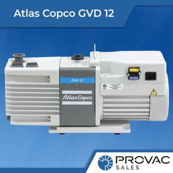 On Sale Now: Atlas Copco GVD 12 Rotary Vane Pump