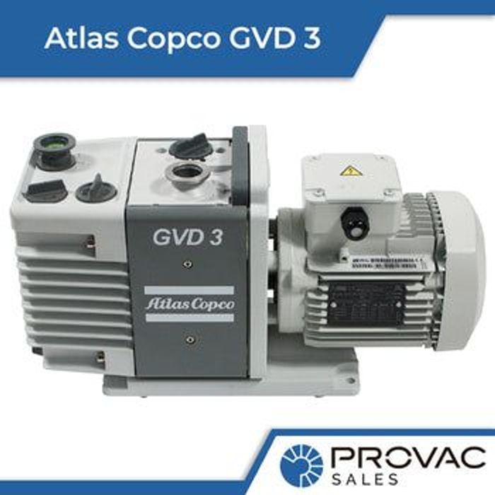 On Sale Now: Atlas Copco GVD 3 Rotary Vane Pump