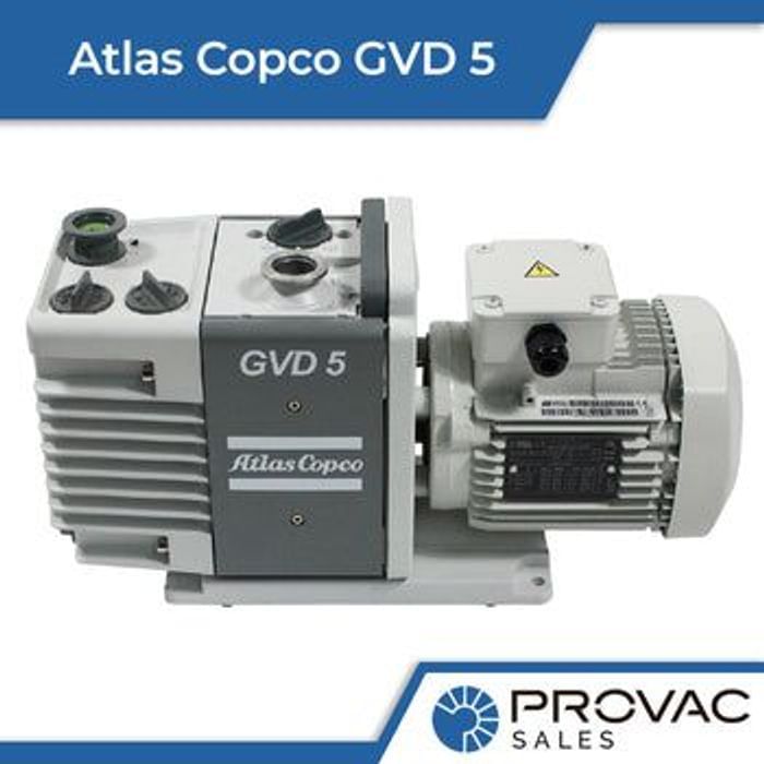 On Sale Now: Atlas Copco GVD 5 Rotary Vane Pump