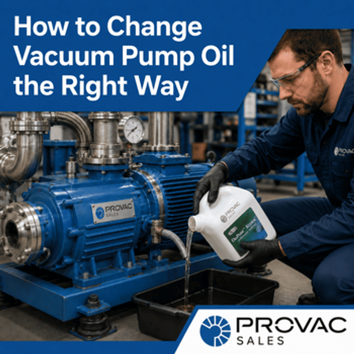 How to Change Vacuum Pump Oil the Right Way