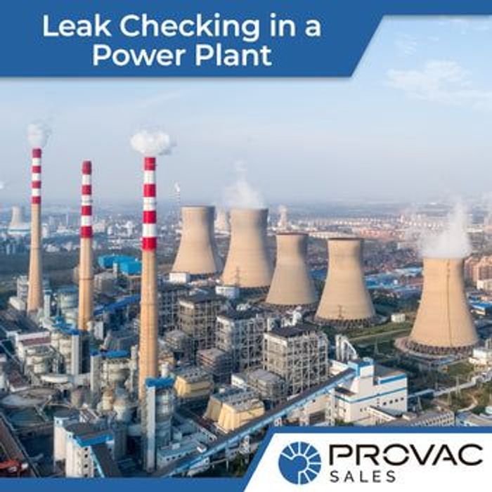Leak Checking to Save Energy in a Power Plant Using Vacuum Pumps