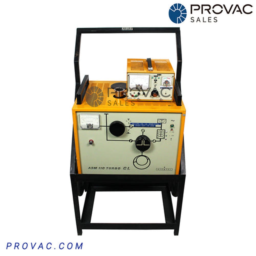 Alcatel ASM-110TCL Helium Leak Detector, Rebuilt