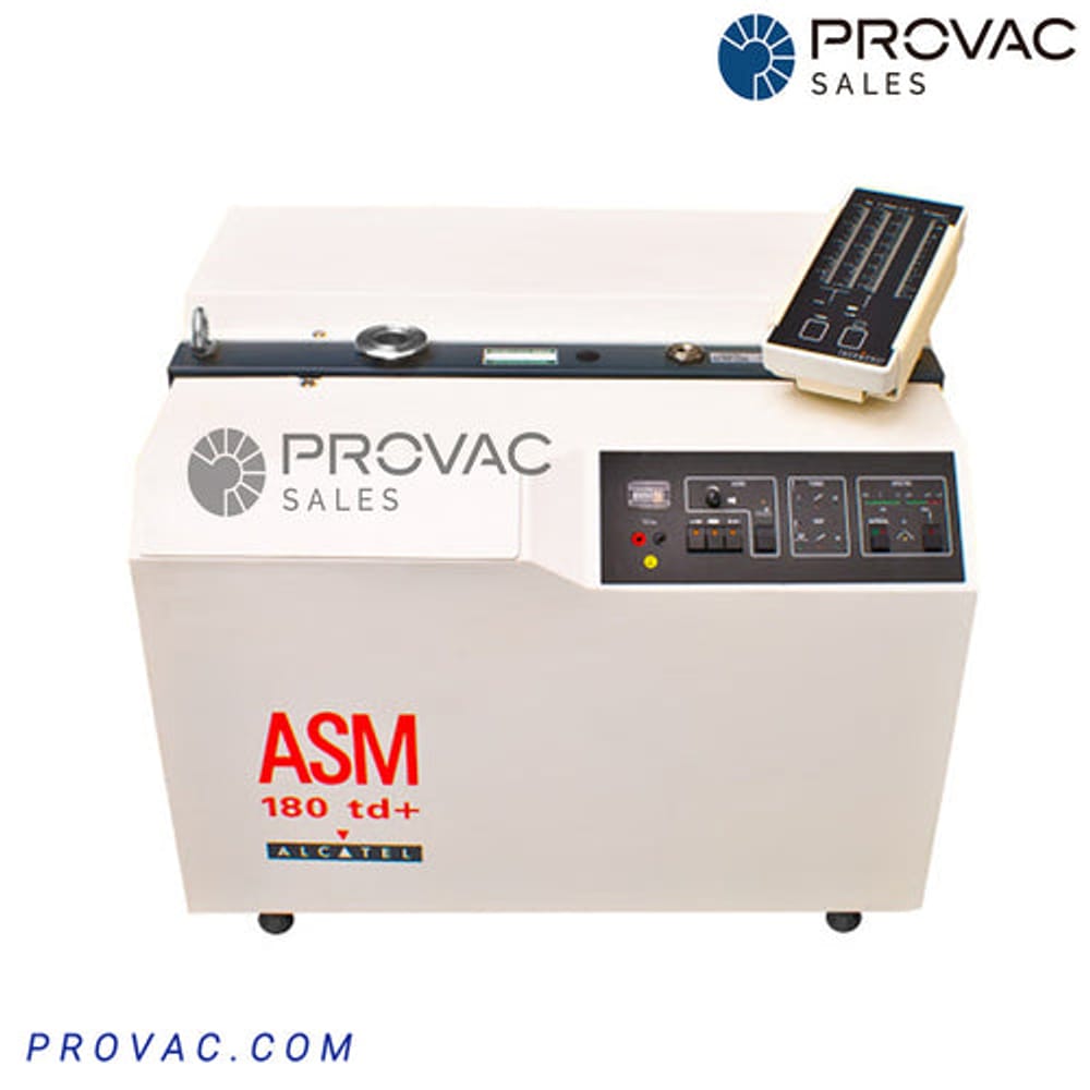 Alcatel ASM-180TD+ Helium Leak Detector, Rebuilt