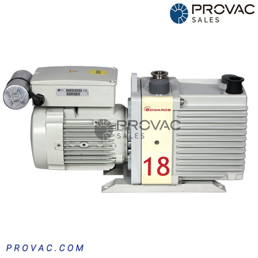 Edwards E1M18 Rotary Vane Pump, 1 Phase, Rebuilt