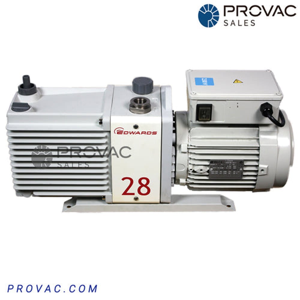 Edwards E2M28 Rotary Vane Pump, 1 Phase, Rebuilt
