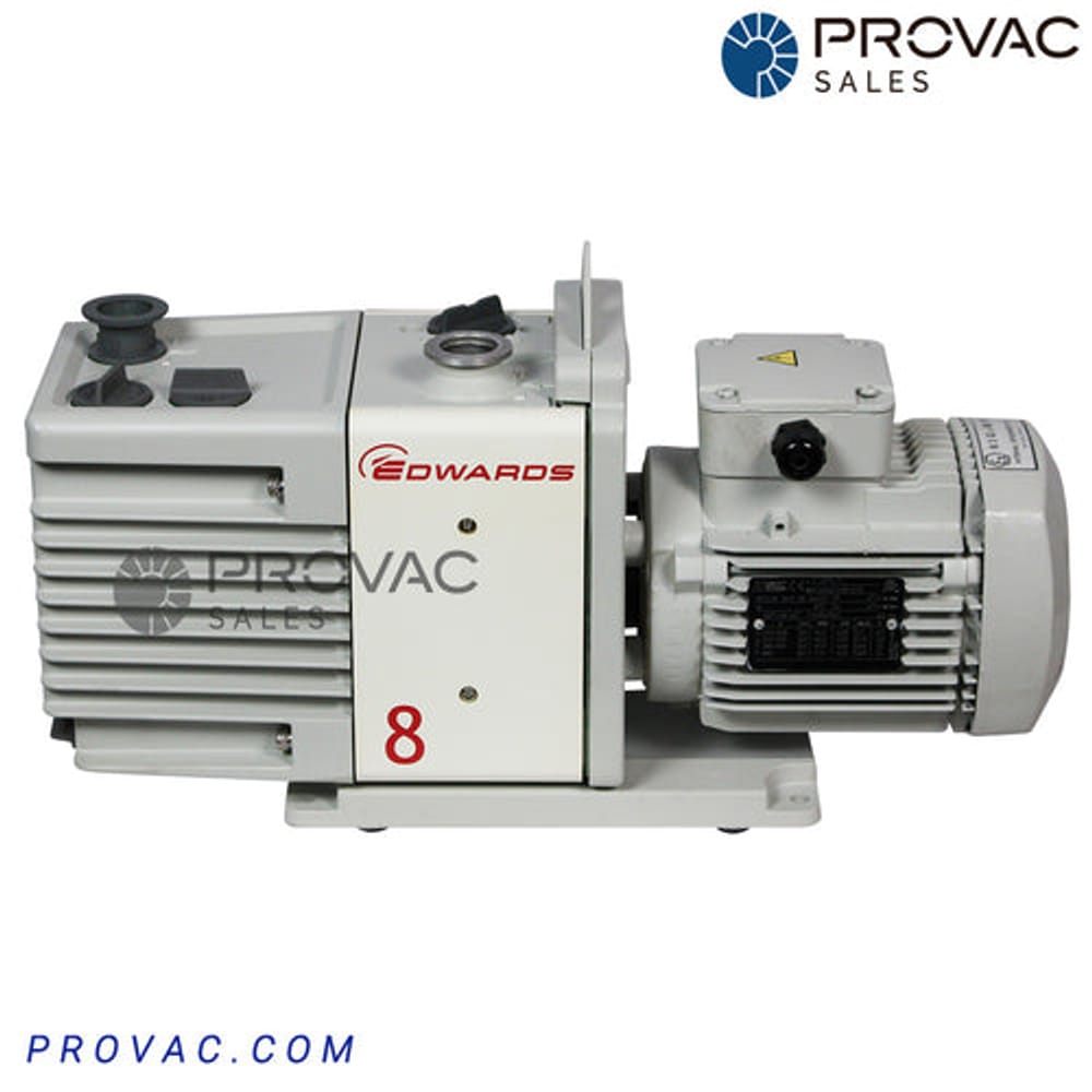 Edwards RV-8 Rotary Vane Pump, 3 Phase, Rebuilt