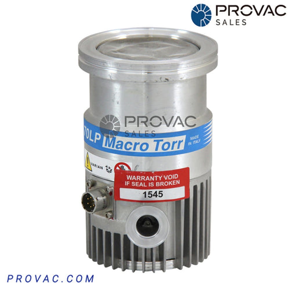 Varian TV-70LP Turbo Pump, ISO63 Inlet, Rebuilt