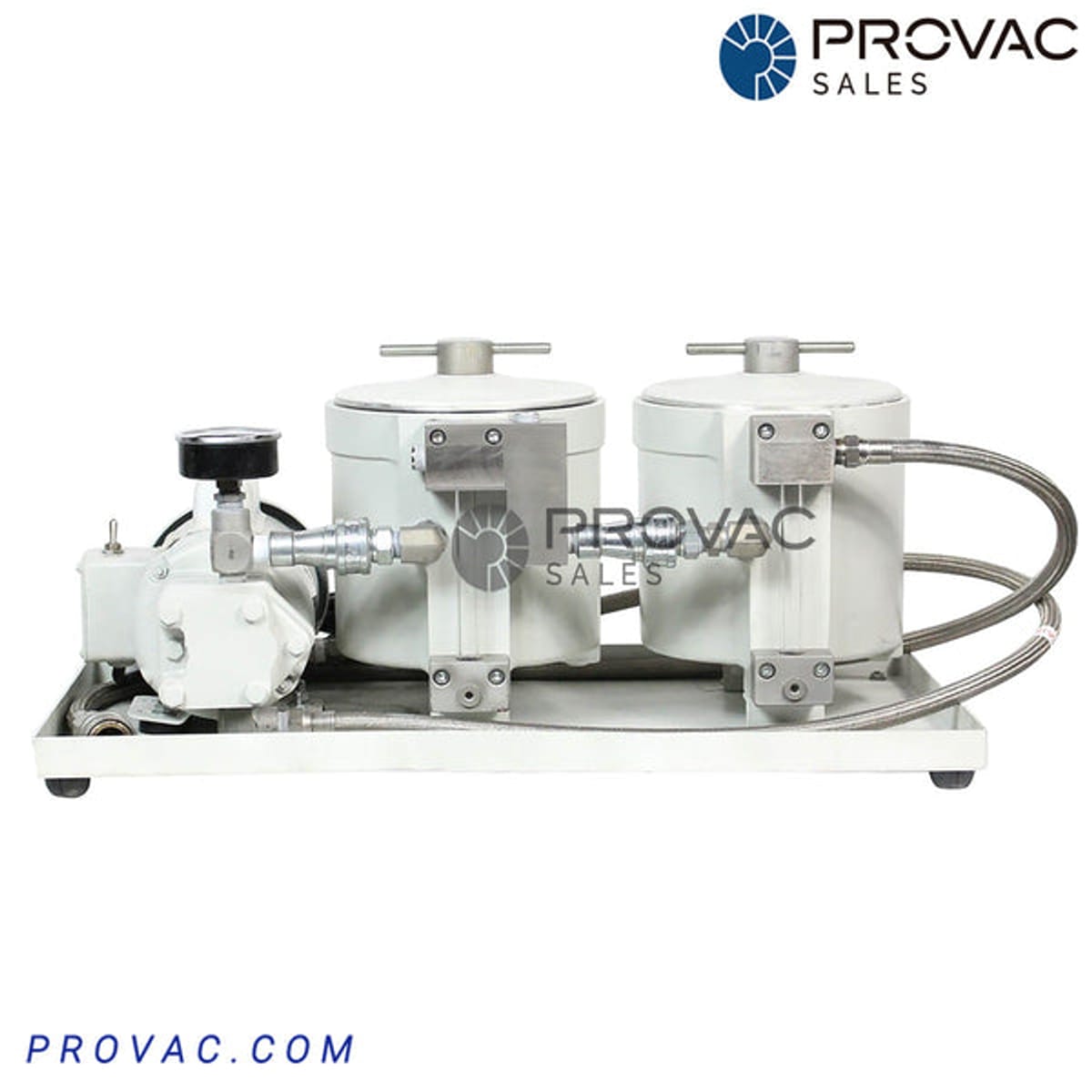 Leybold System Frame Leybold OF-1000 Oil Filtration System, 2 Canisters