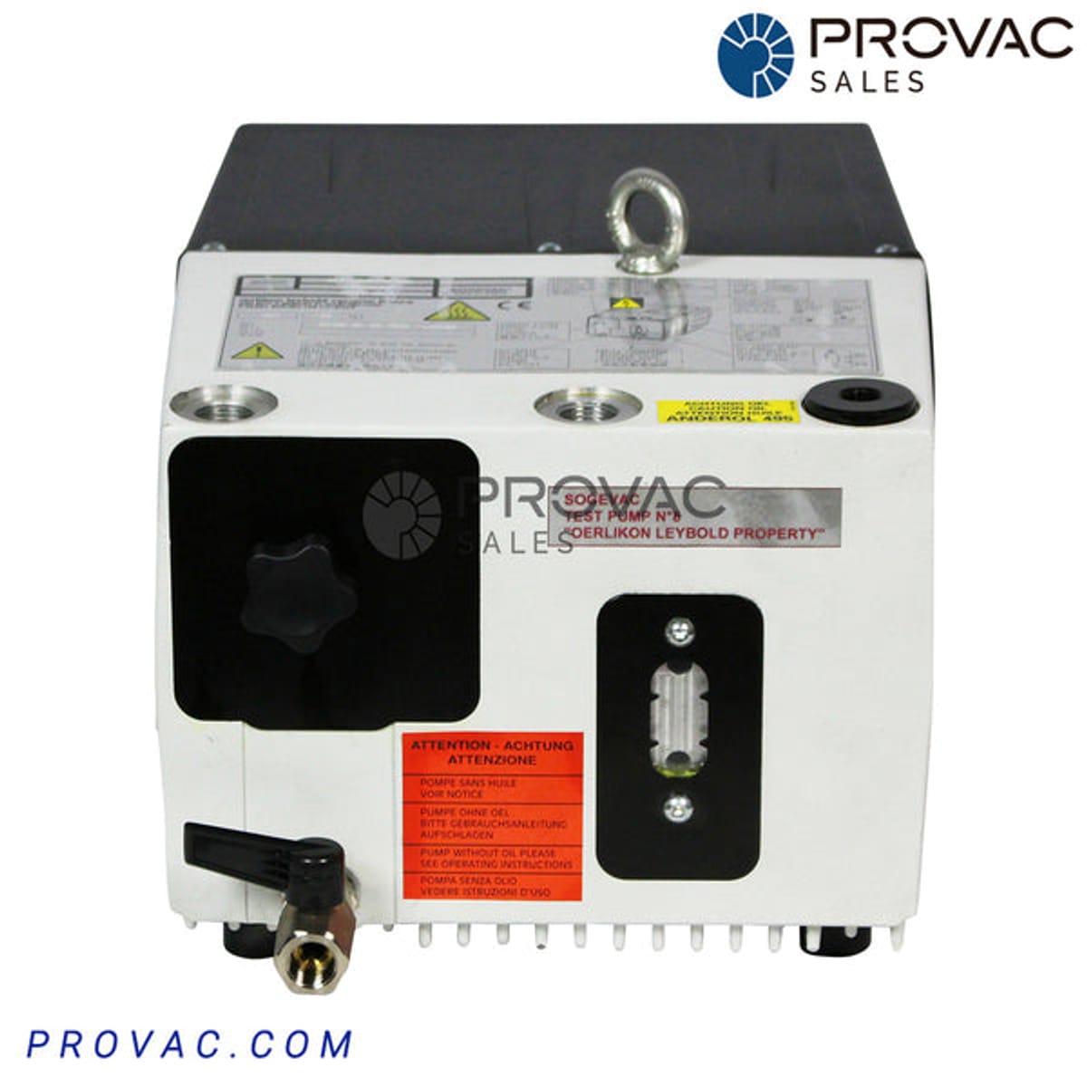 Leybold Sogevac SV-16D Rotary Vane Pump, Rebuilt Leybold Sogevac SV-16D Rotary Vane Pump, Rebuilt