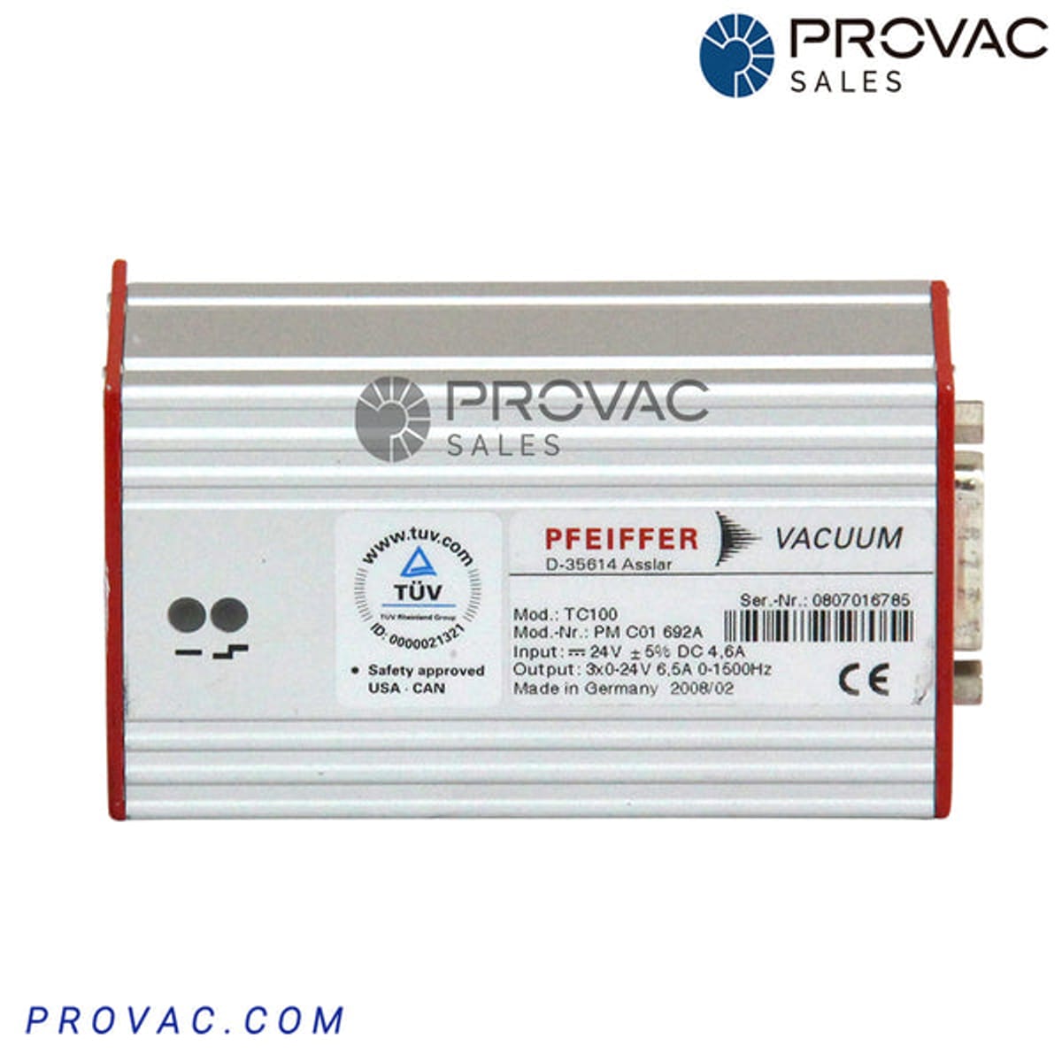 Controllore Pfeiffer TCM 1601 Per Pompa Turbo Molecolare Maglev - Usato