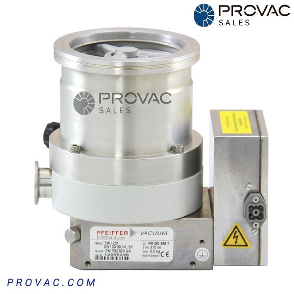 Pfeiffer TMH-261 Turbo Pump with TC600, P/N PMP02820GA, Rebuilt Image 2