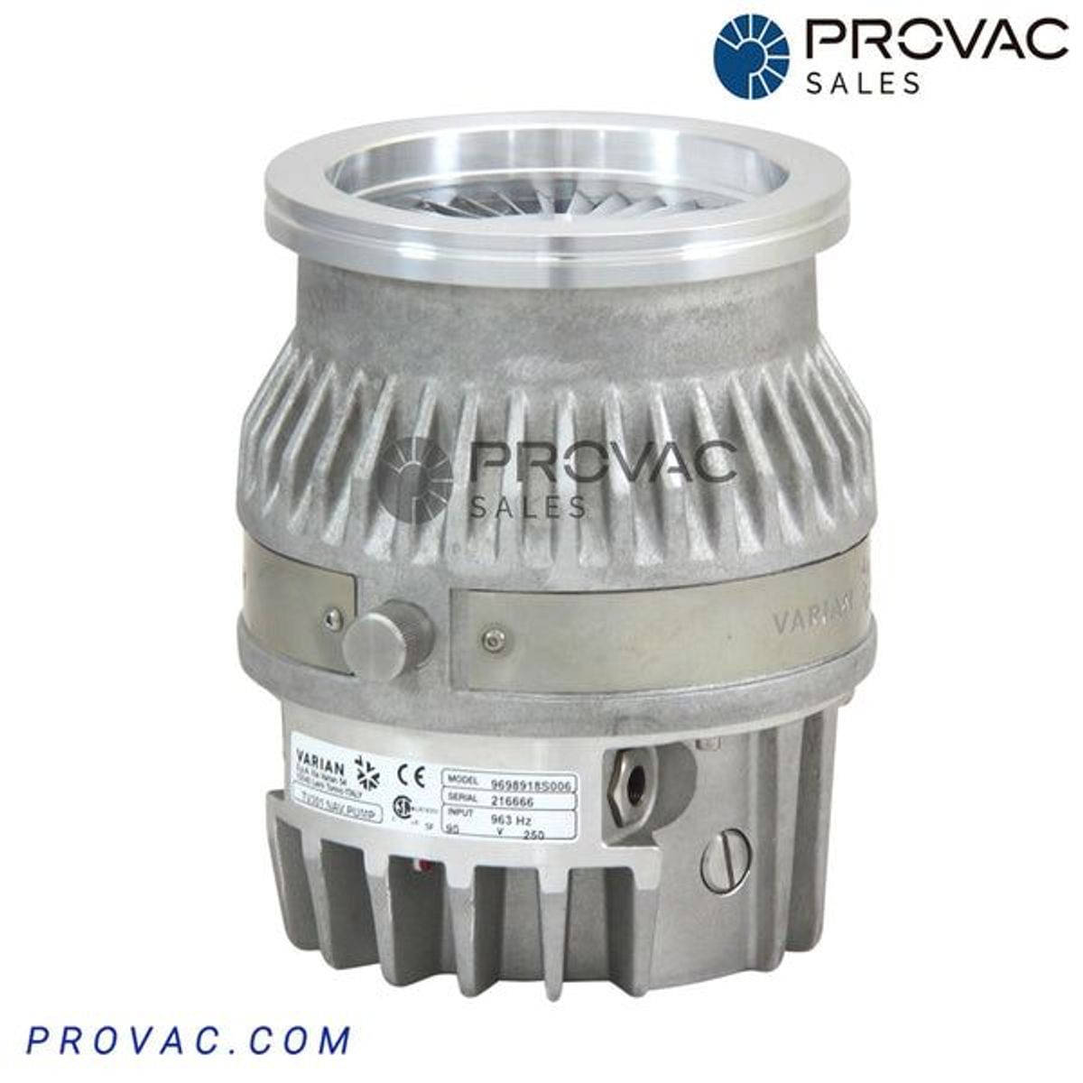 Varian TV-301 Turbo Pump, P/N 9698918S003, Rebuilt Image 4