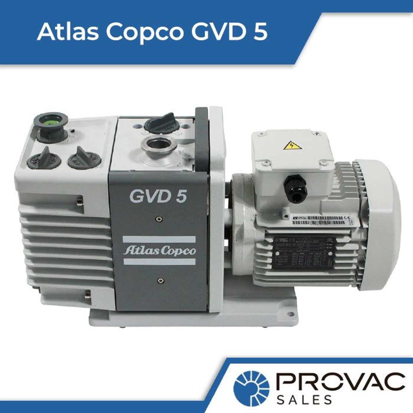 On Sale Now: Atlas Copco GVD 5 Rotary Vane Pump