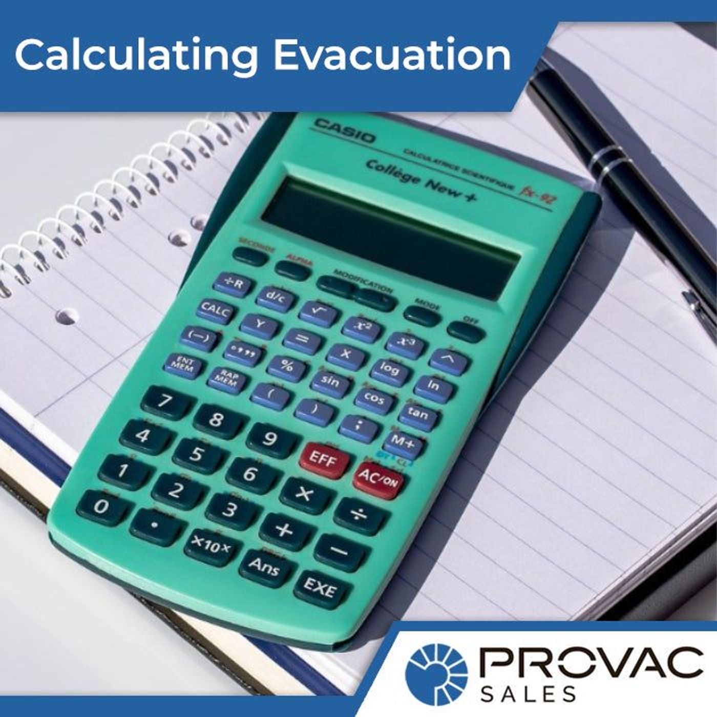 Calculating Vacuum Pump Evacuation Time