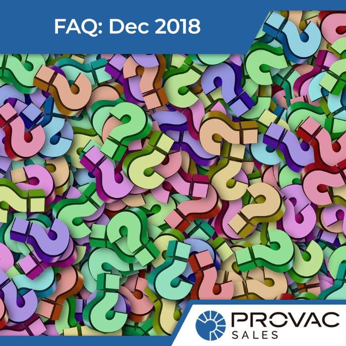 Frequently Asked Questions: Dec 2018 Edition