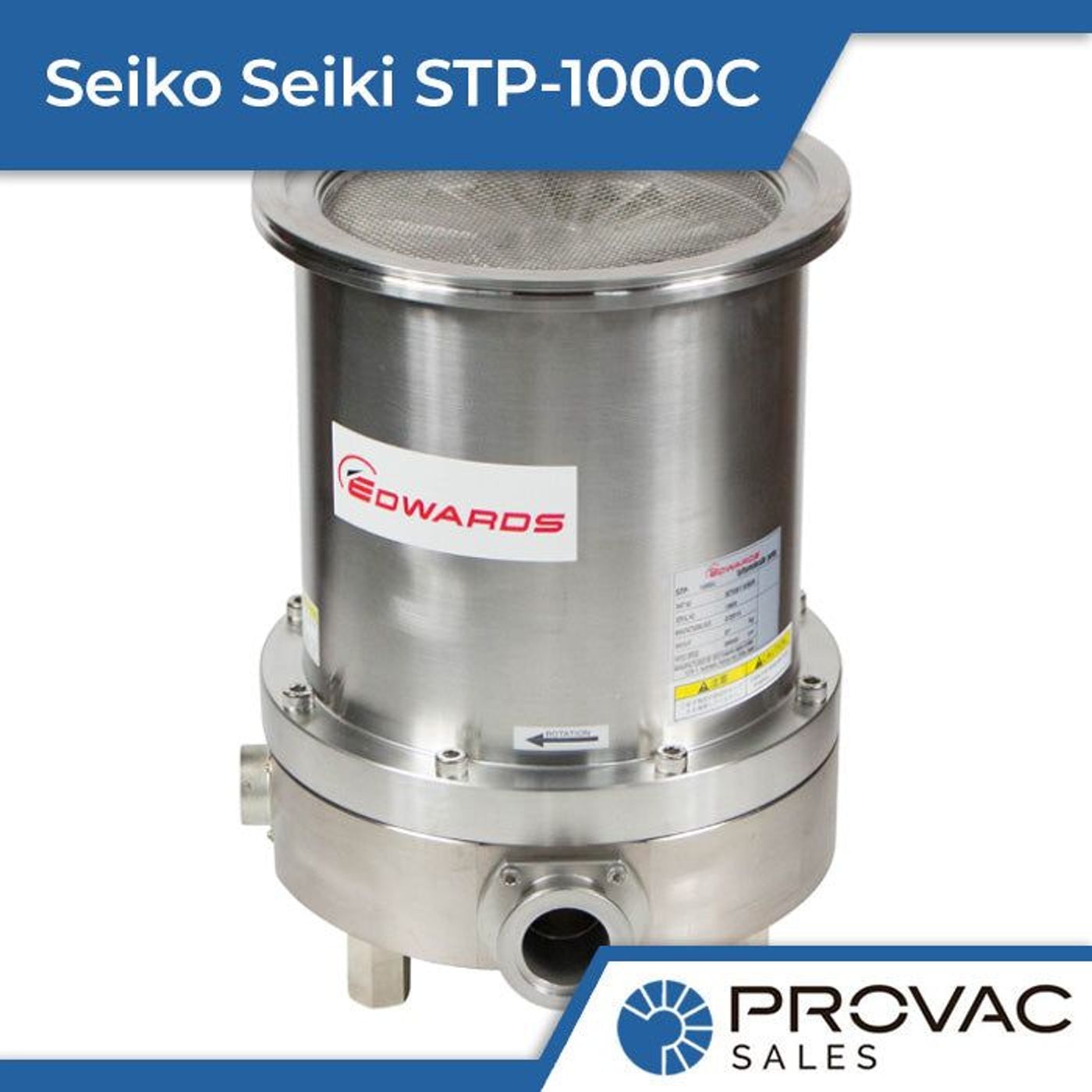 Seiko Seiki STP-1000C Turbomolecular Pump