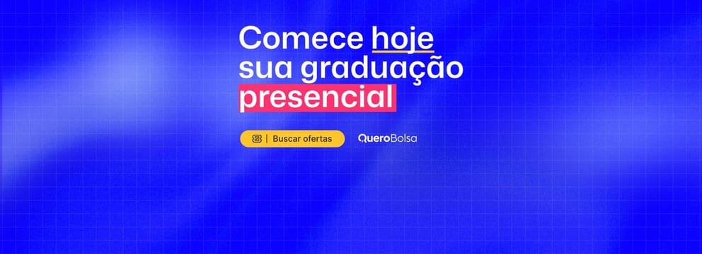 Bolsas presenciais!