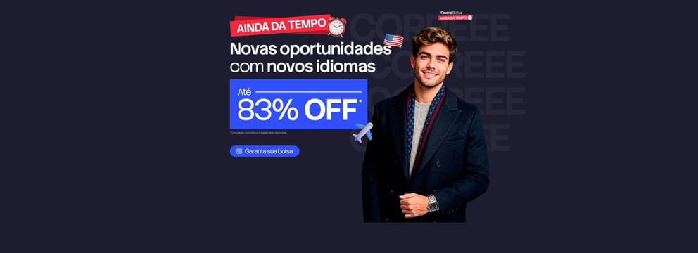 Novas oportunidade com novos idiomas