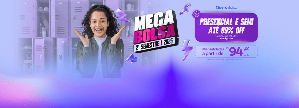 Estude Presencial e Semi com até 91% OFF