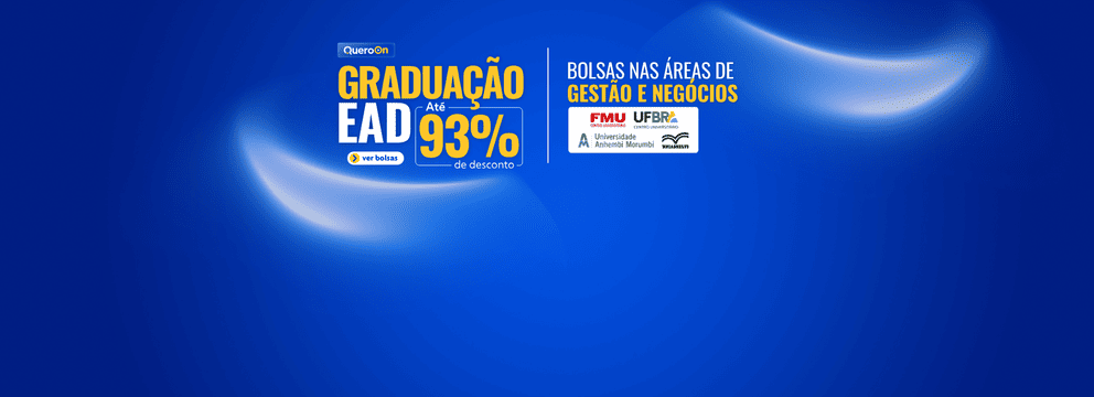 Graduação EAD - Bolsas nas áreas gestão e negócios