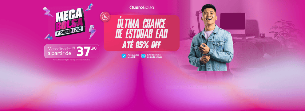 Última chance de estudar EAD