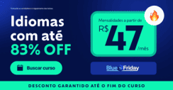 Idiomas com até 83%OFF!