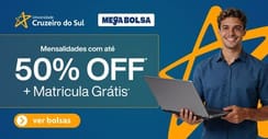 50% OFF + Matricula grátis